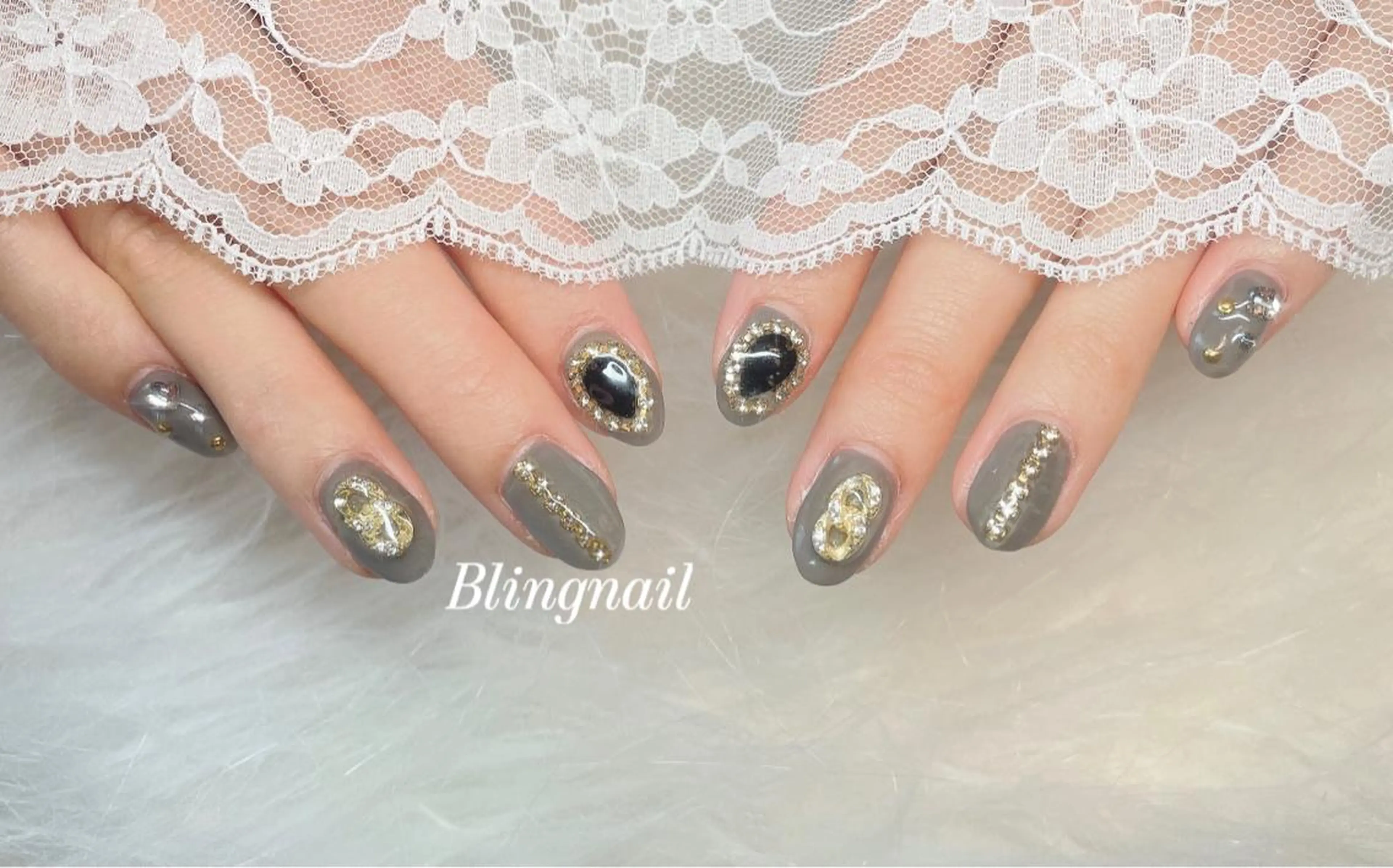 ネイル 23時まで❤︎韓国、 ワンホンネイルのネイルデザイン