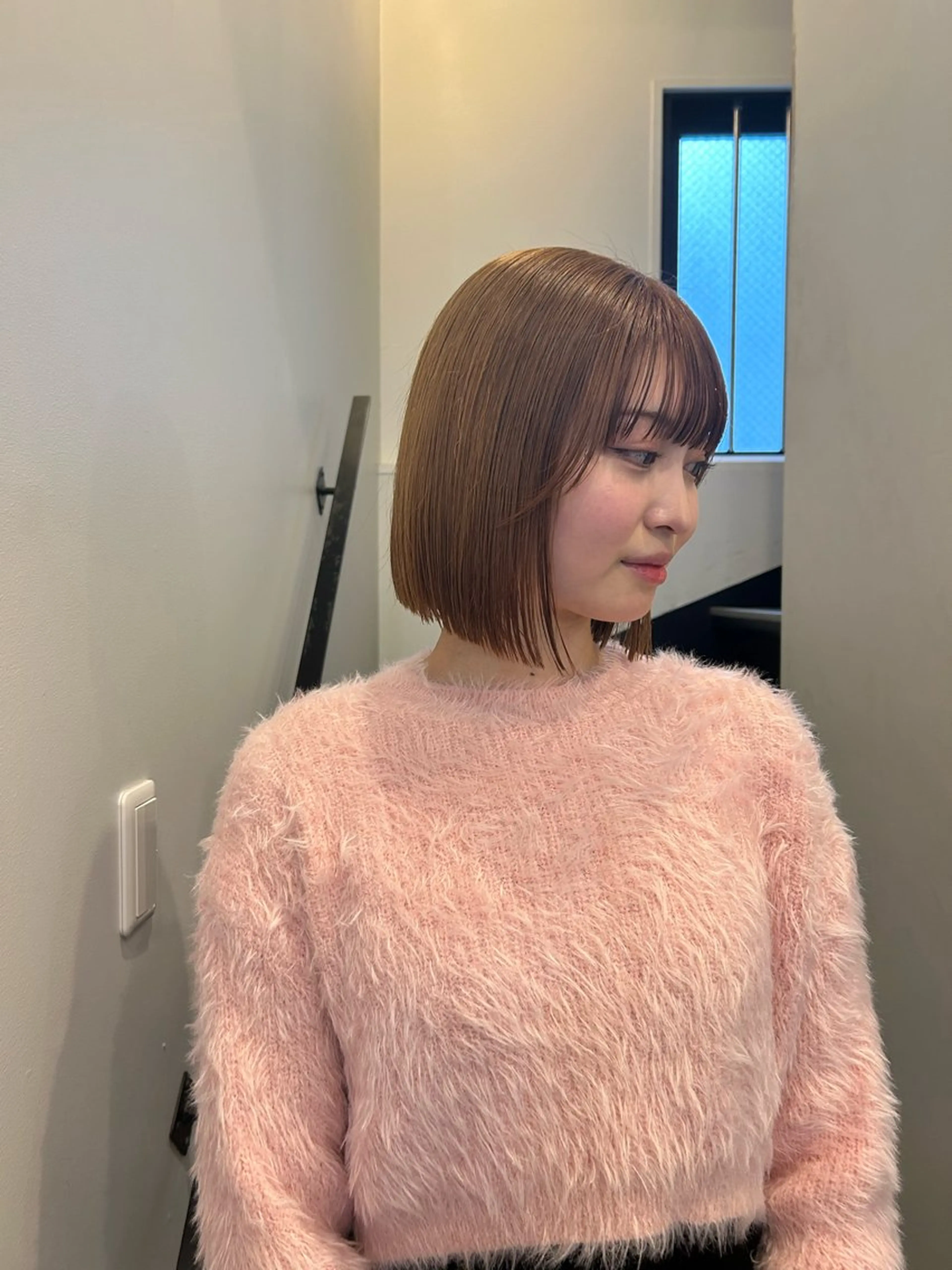 ミディアム カット ヘッドスパ メイ🩰透明感カラー レイヤーカットのヘアスタイル