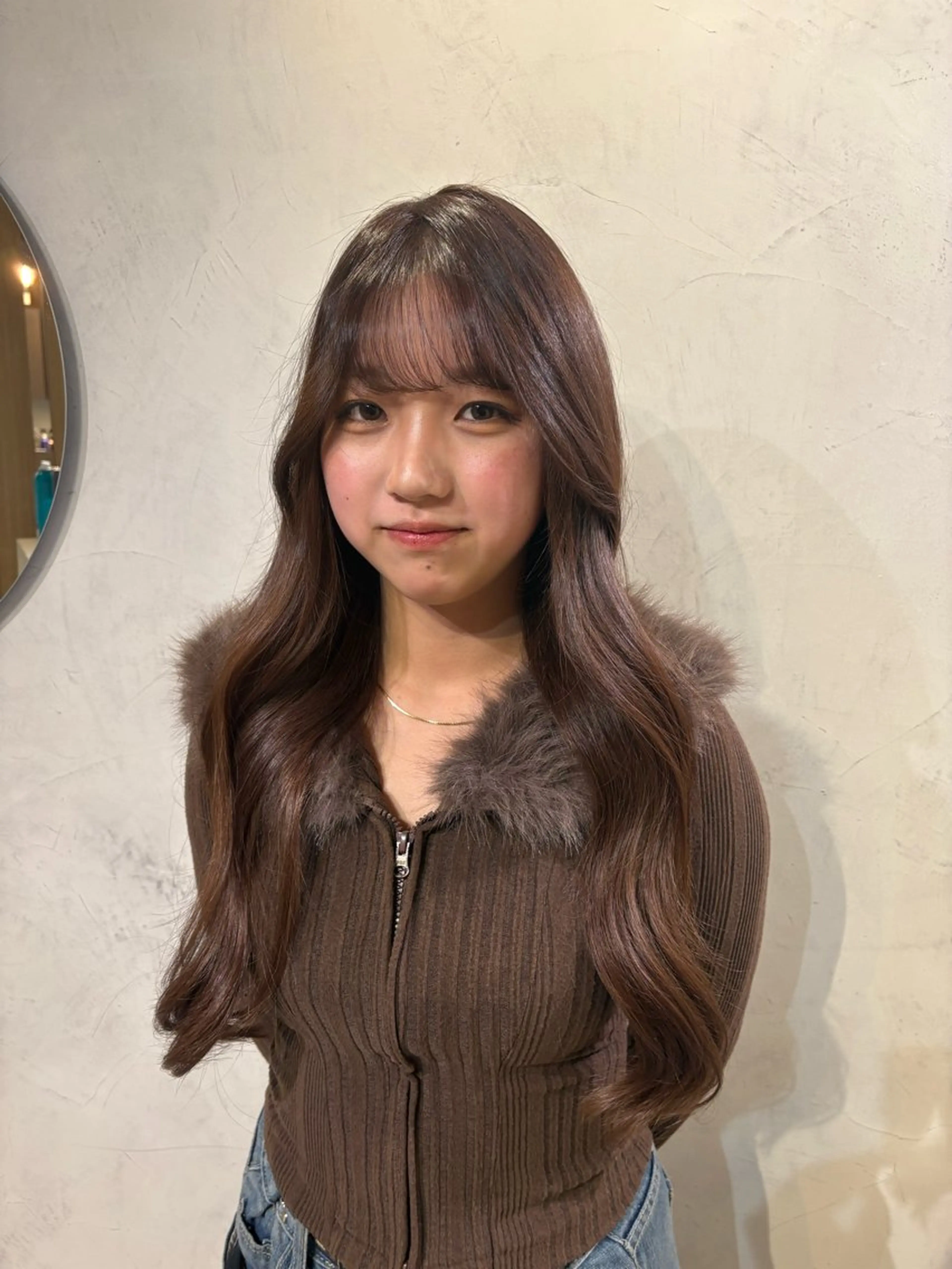ロング 横内 英奈のヘアスタイル