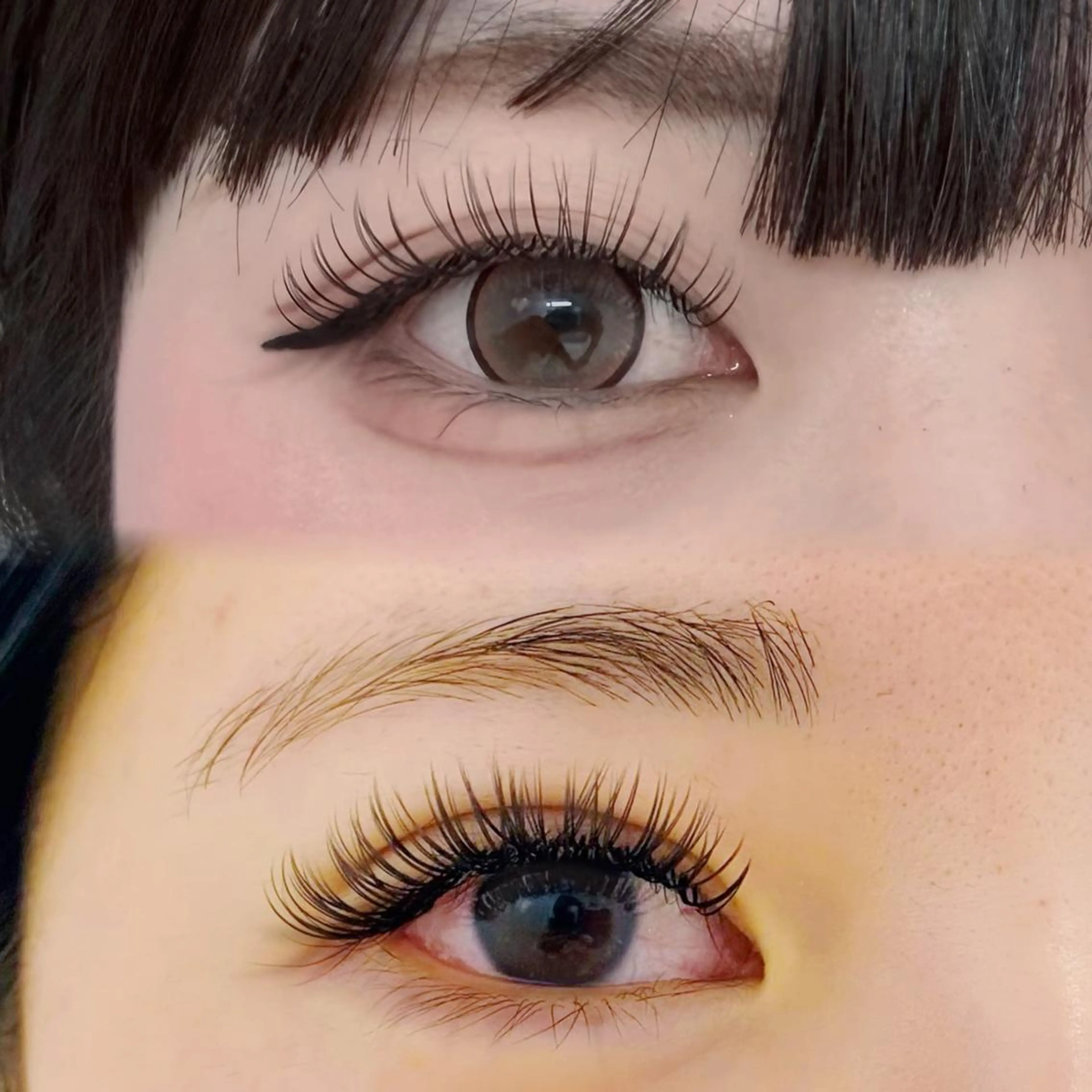 マツエク・マツパ フラットラッシュ ナチュラル マツエク Eyelash artist_Viのマツエク・マツパデザイン