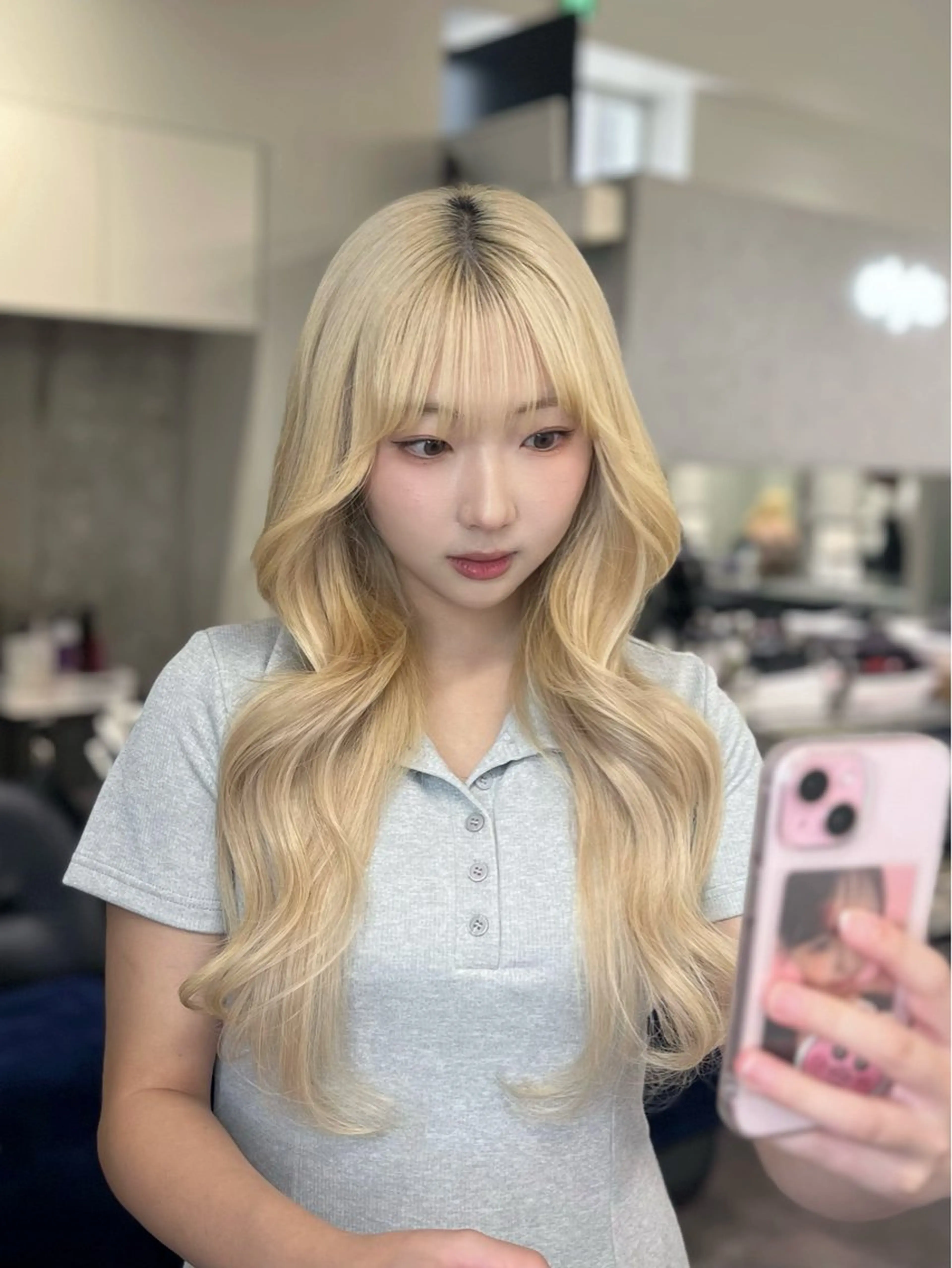 ロング ヘアカラー エクステ 【elyts】 COCOROのヘアスタイル