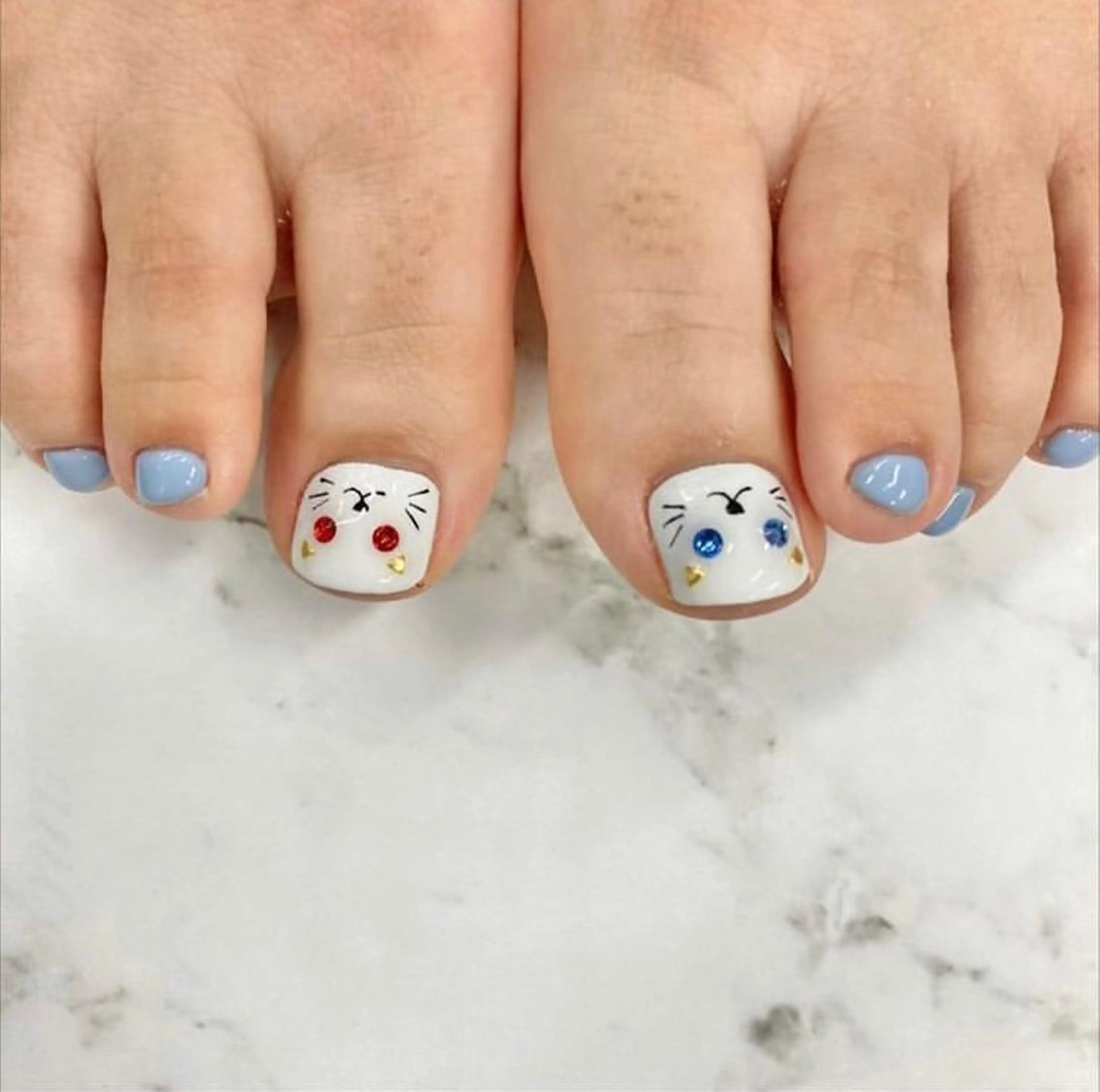 ネイル アートネイル フットネイル フットネイル 松本 実咲のネイルデザイン