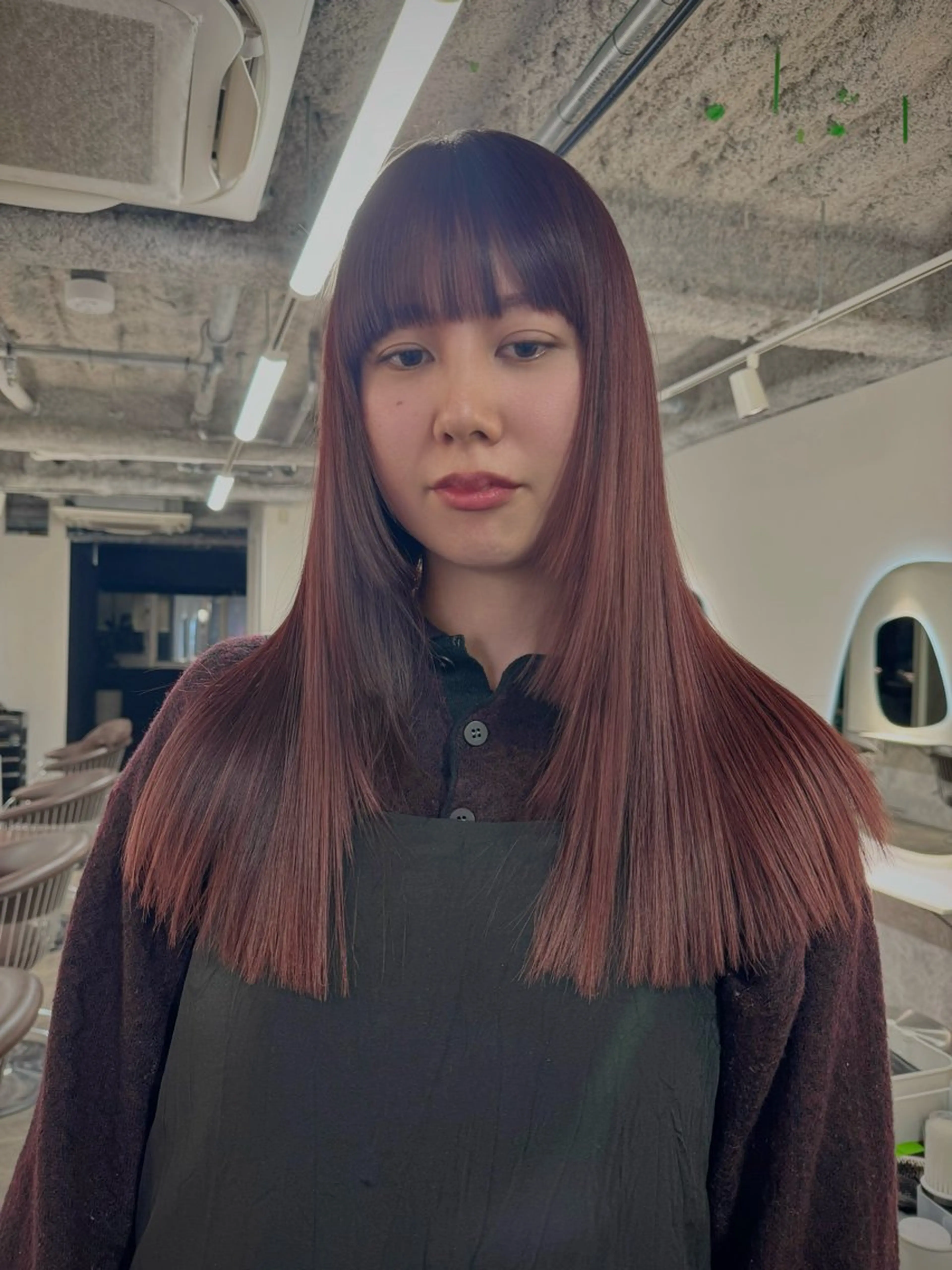 ロング カット トリートメント 新宿/髪質改善/ レイヤー/サカキのヘアスタイル