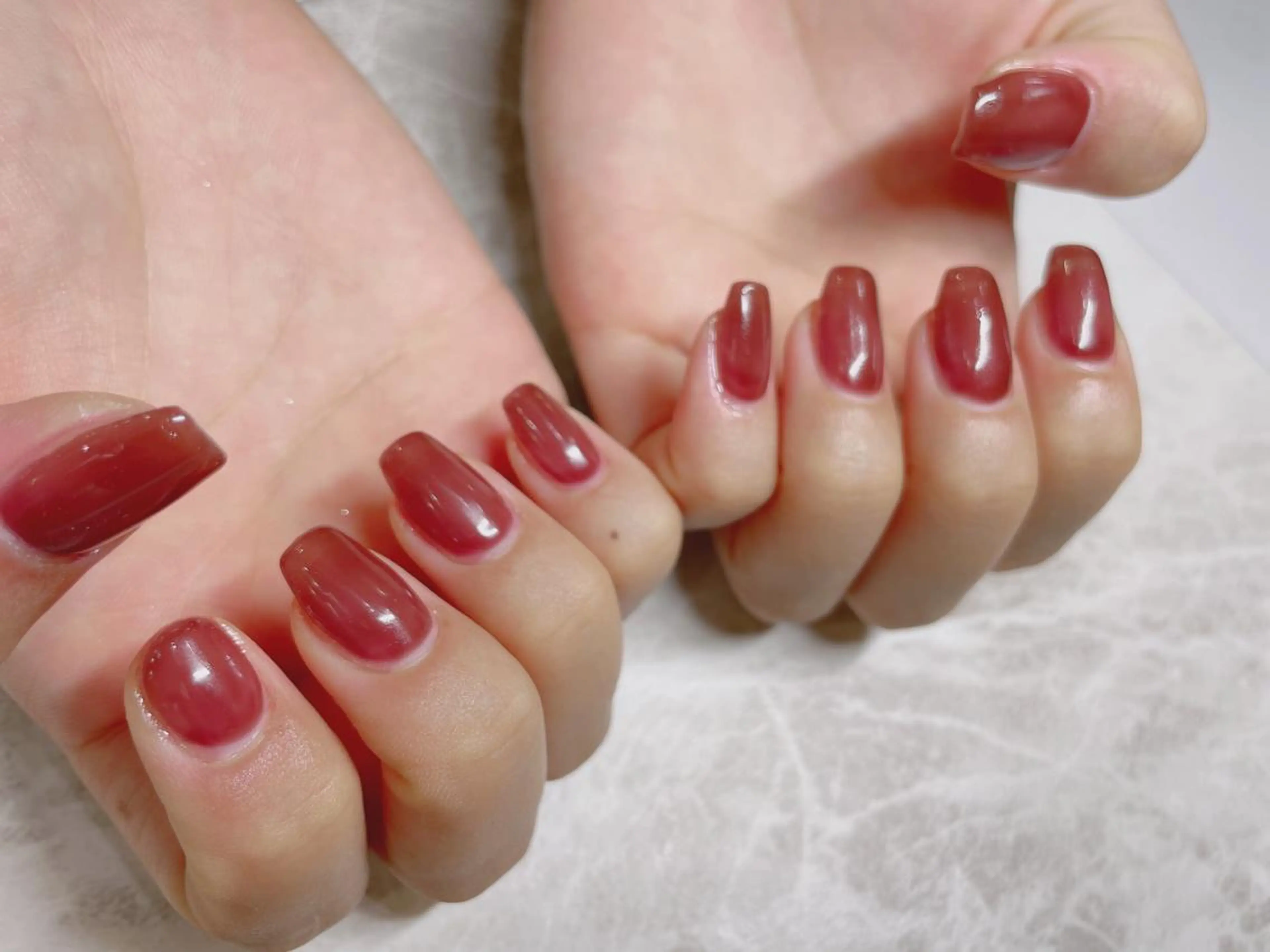 ネイル ワンカラーネイル Carrefour SARINAのマツエク・マツパデザイン