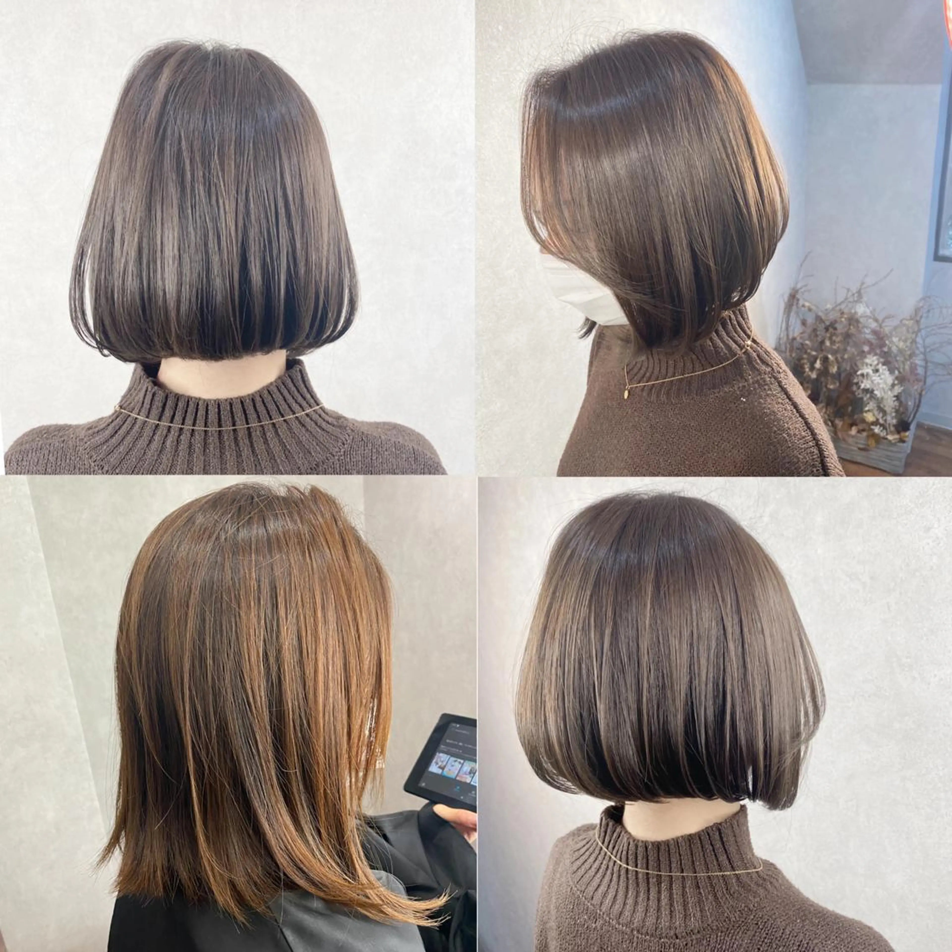 ミディアム ボブ _White所属・ＳＨＩ ＺＵのヘアスタイル