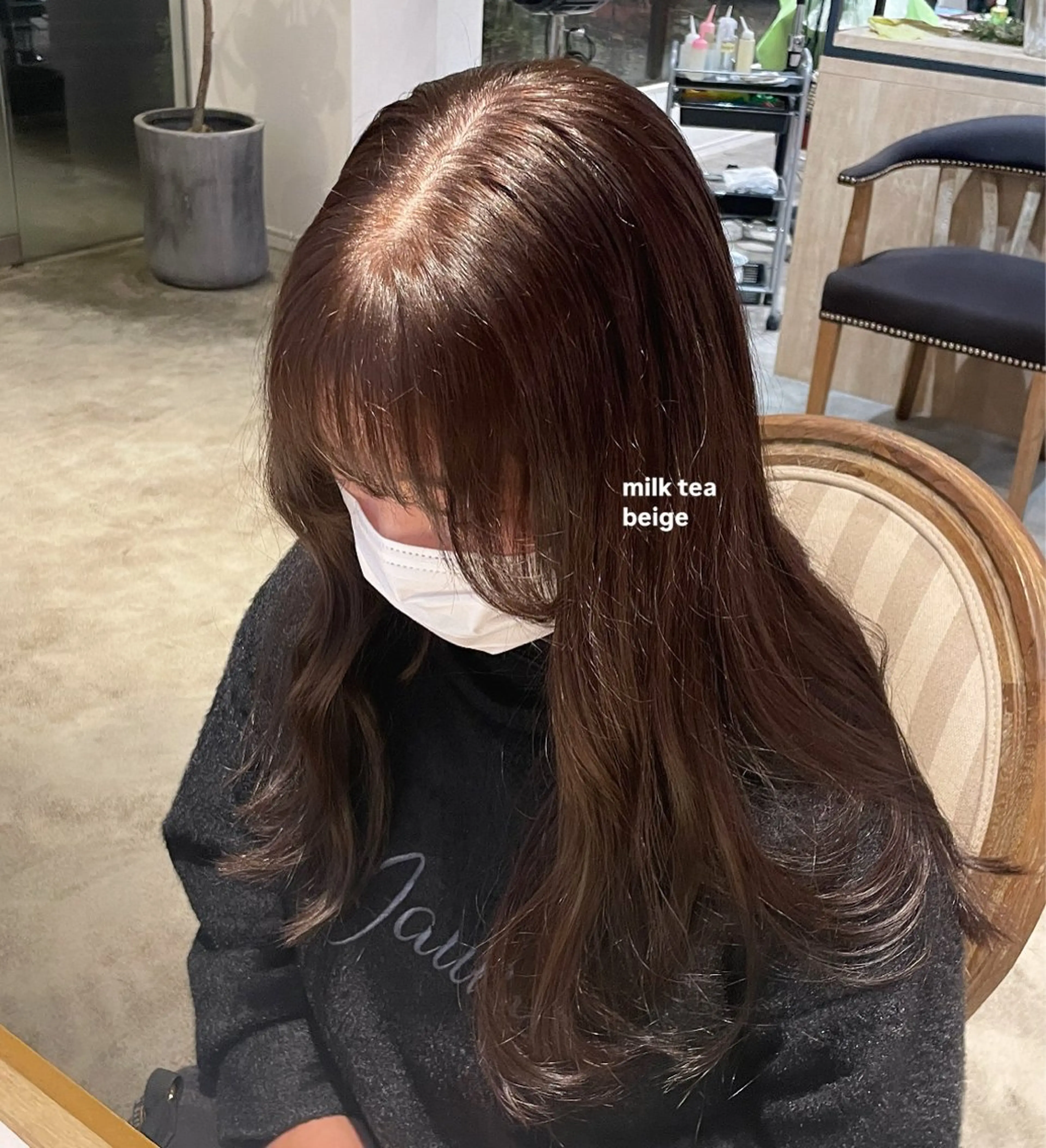 ロング 南場 智美のヘアスタイル