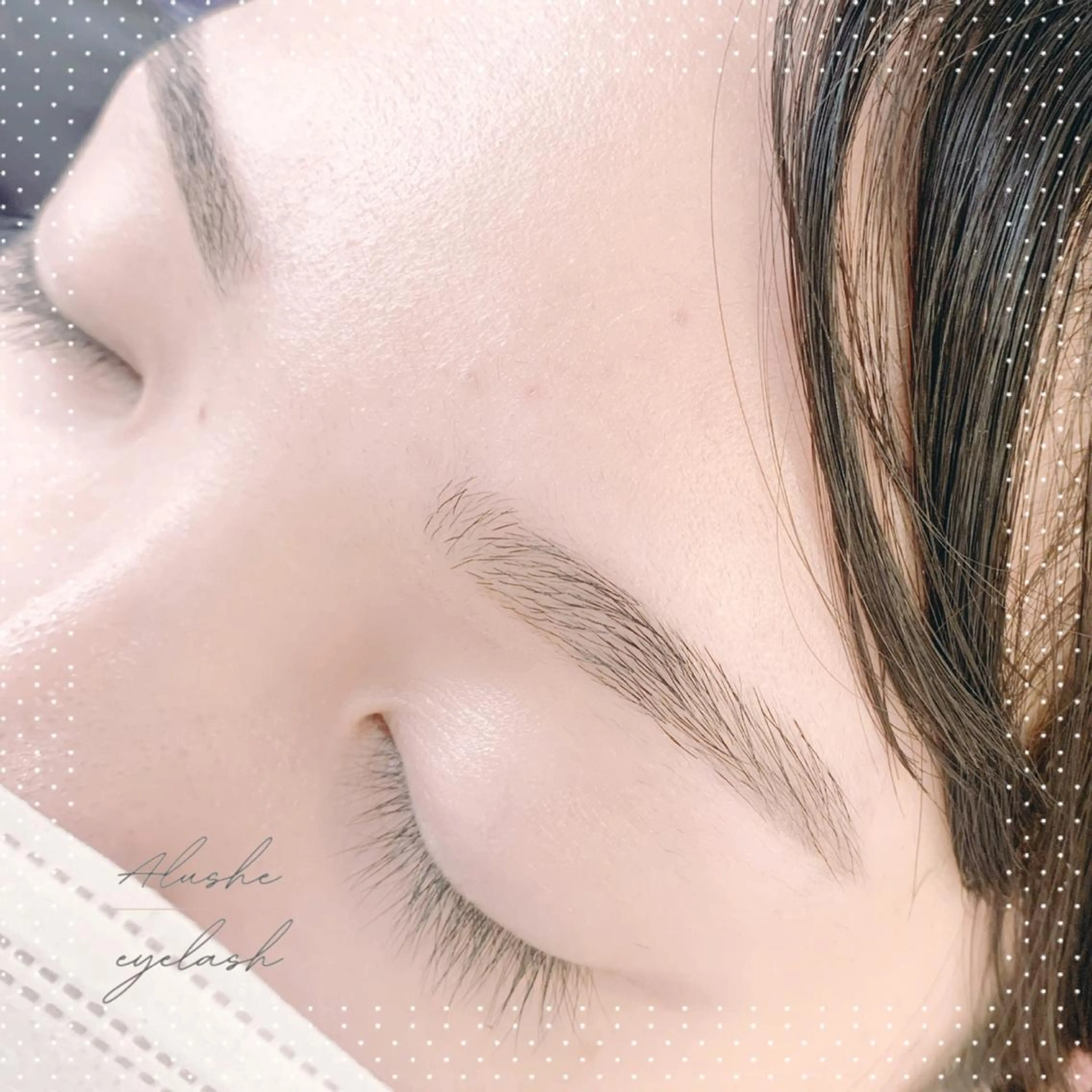 ⁺˚･༓☾アルーシェ みゆり☽༓･˚⁺のマツエク・マツパデザイン