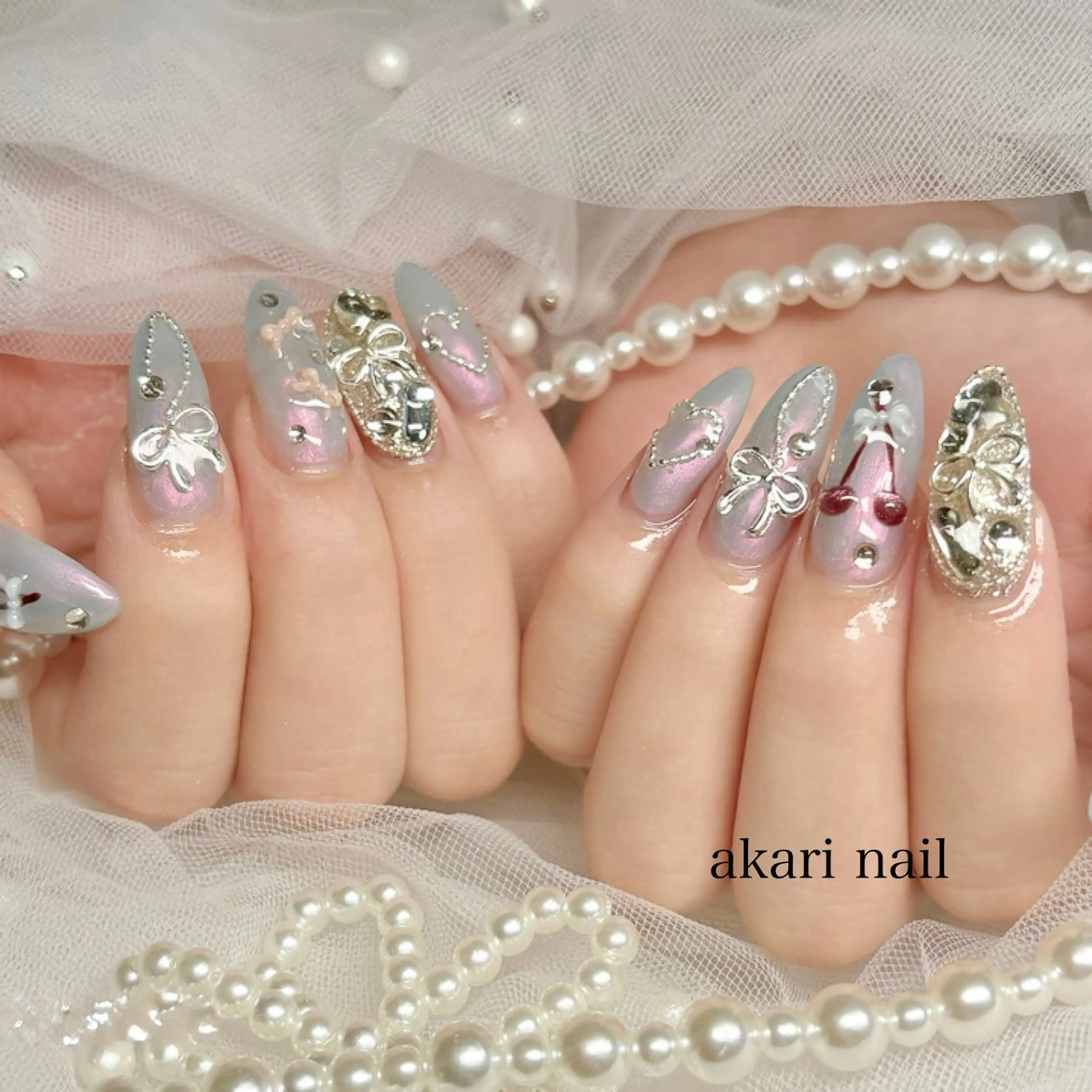 ネイル ハンドネイル AKARI nail💅のネイルデザイン