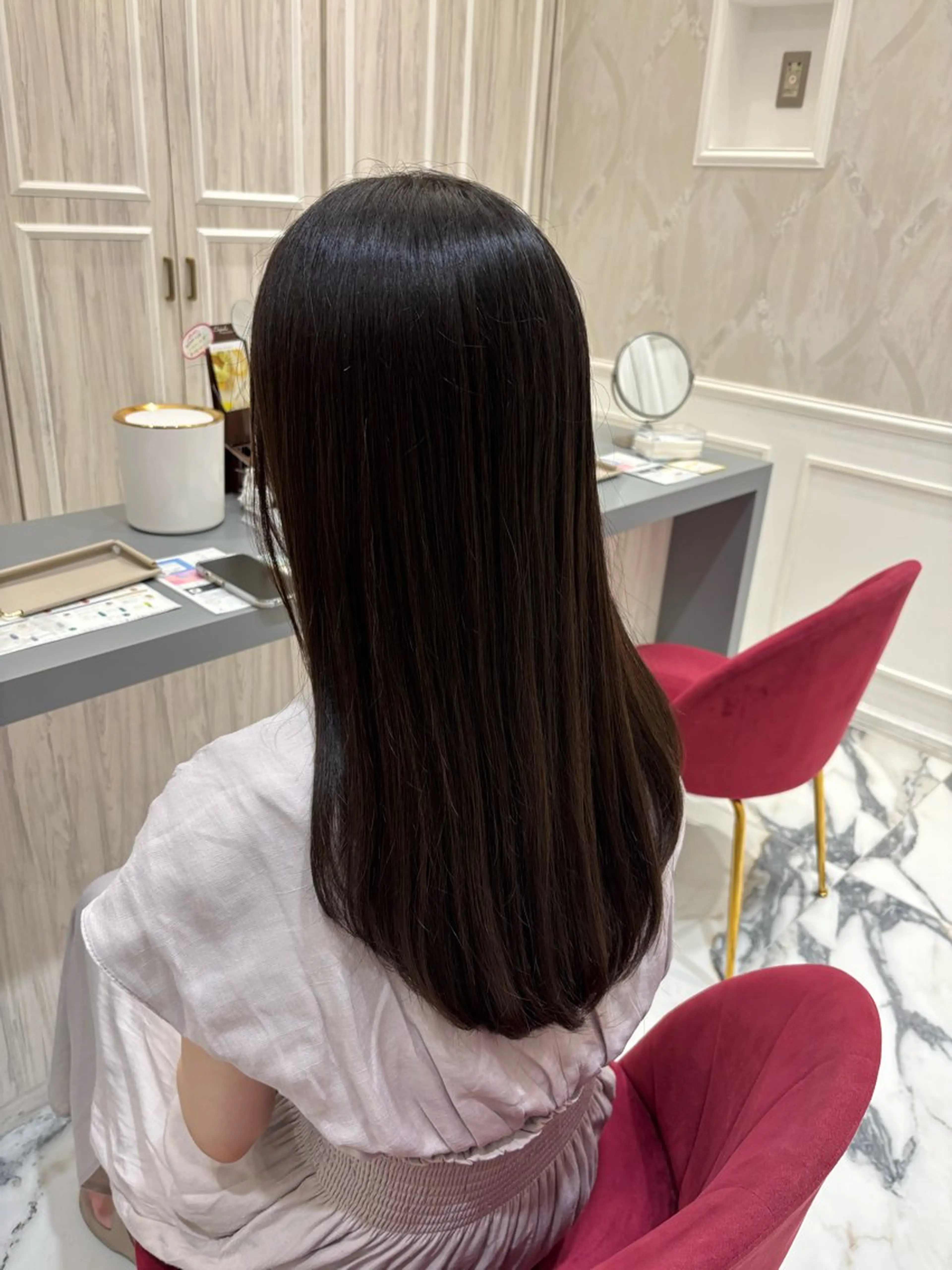 ロング カットモデル 募集中✨武田夏帆のヘアスタイル