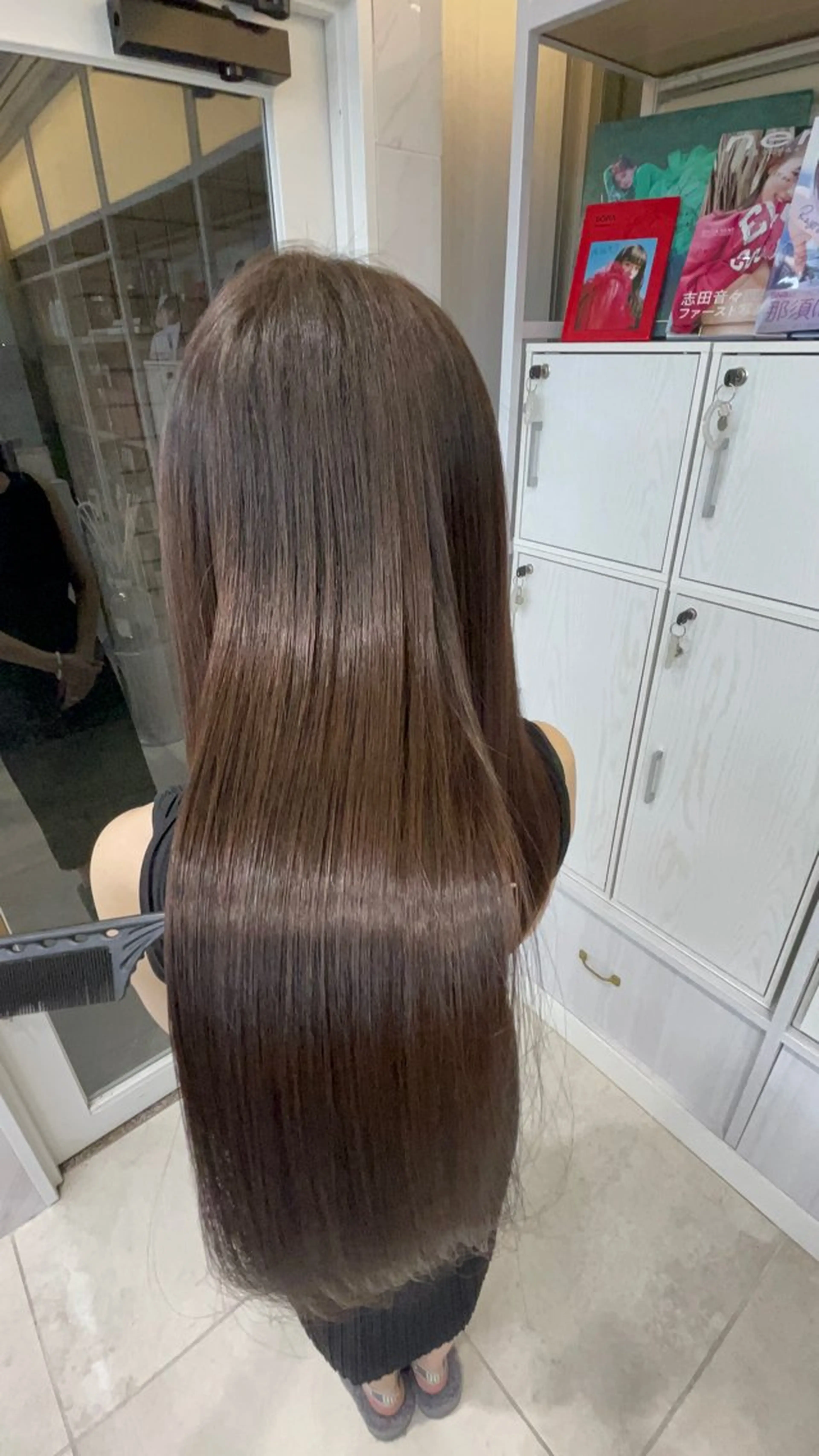 ロング 中顔面短縮 顔まわり新田大翔のヘアスタイル