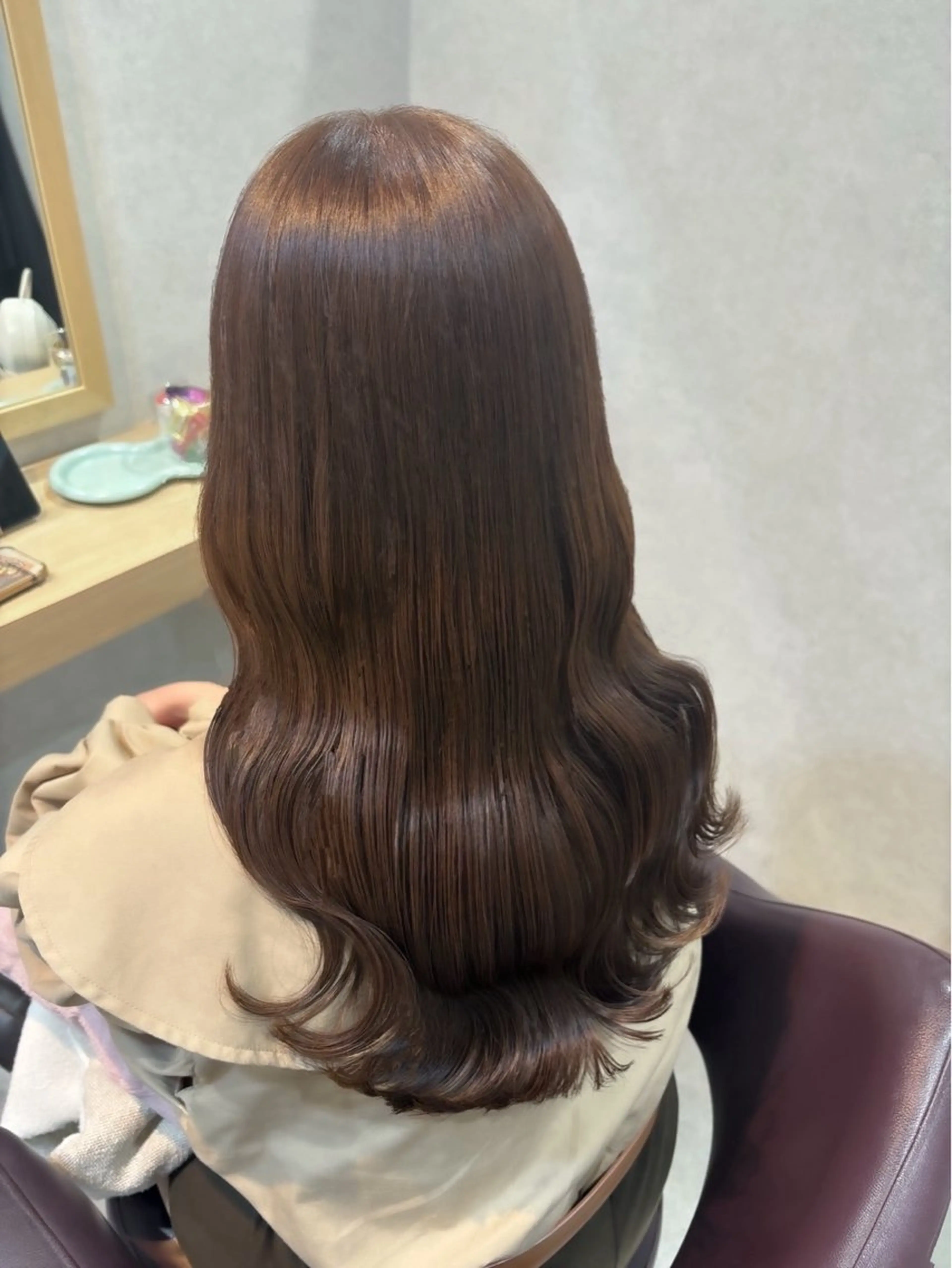 ロング カラー カット ヘアカラー トリートメント ブラウンカラー 🫧tomoka🫧のヘアスタイル