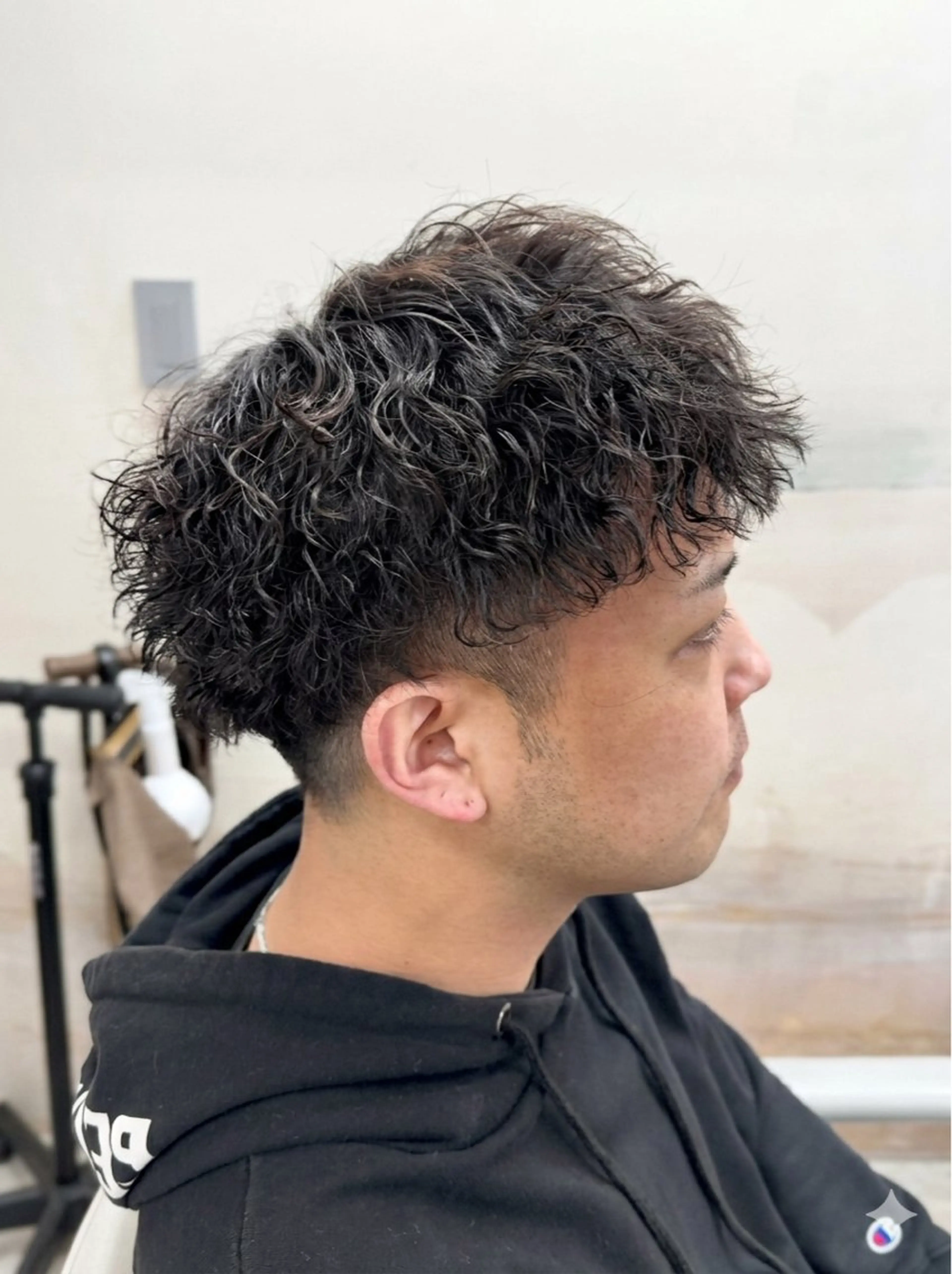 パーマ メンズ カット パーマ 颯メンズ特化ツイスパ 朝ラクセットのヘアスタイル