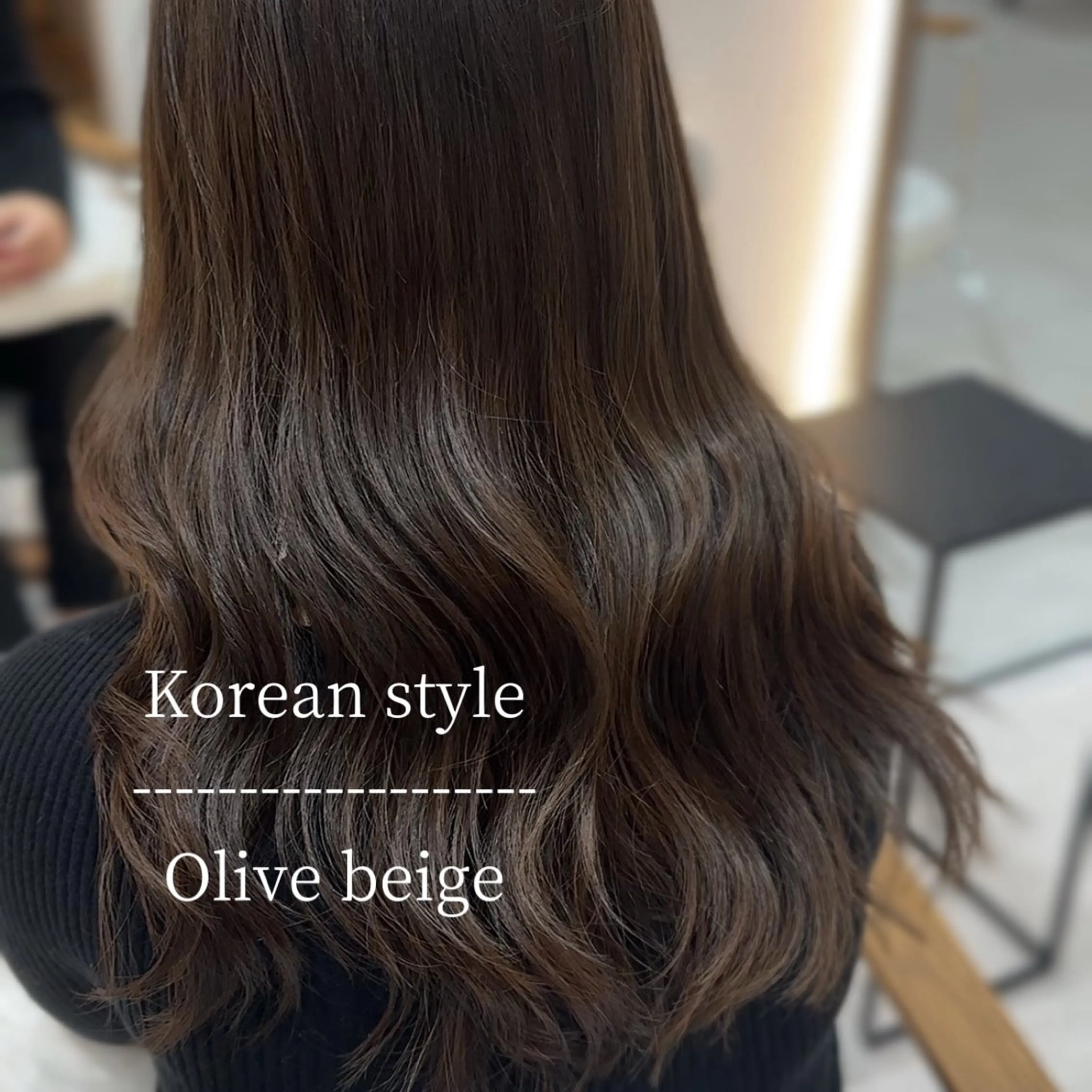 ロング 韓国ヘア/艶髪ロング グレージュ/kanaのヘアスタイル