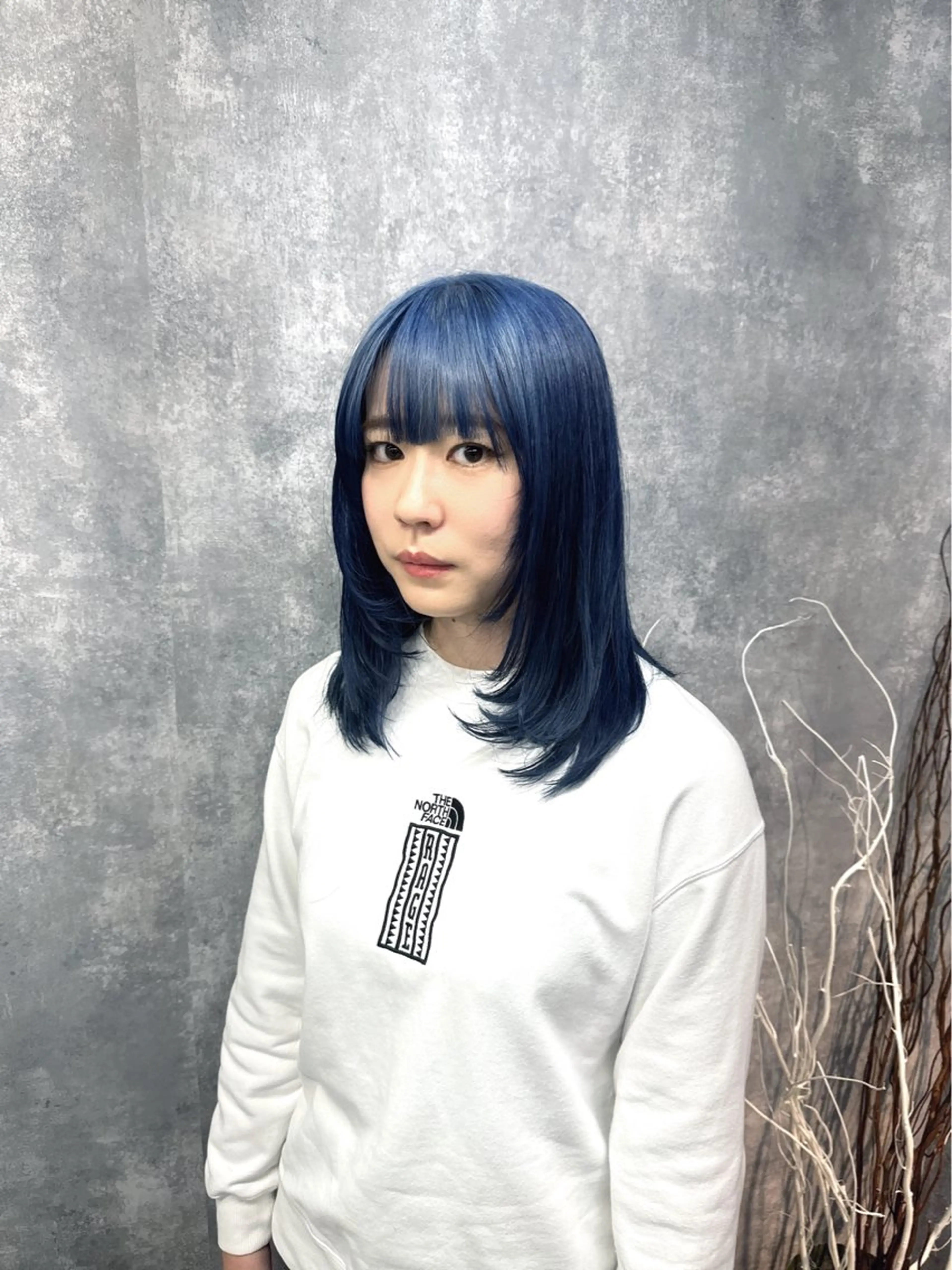 ミディアム ボブ 髪質改善 韓国風ヘア レイヤーカット 縮毛矯正 【.ico】心斎橋/ ウルフ/飛田ゆうきのヘアスタイル