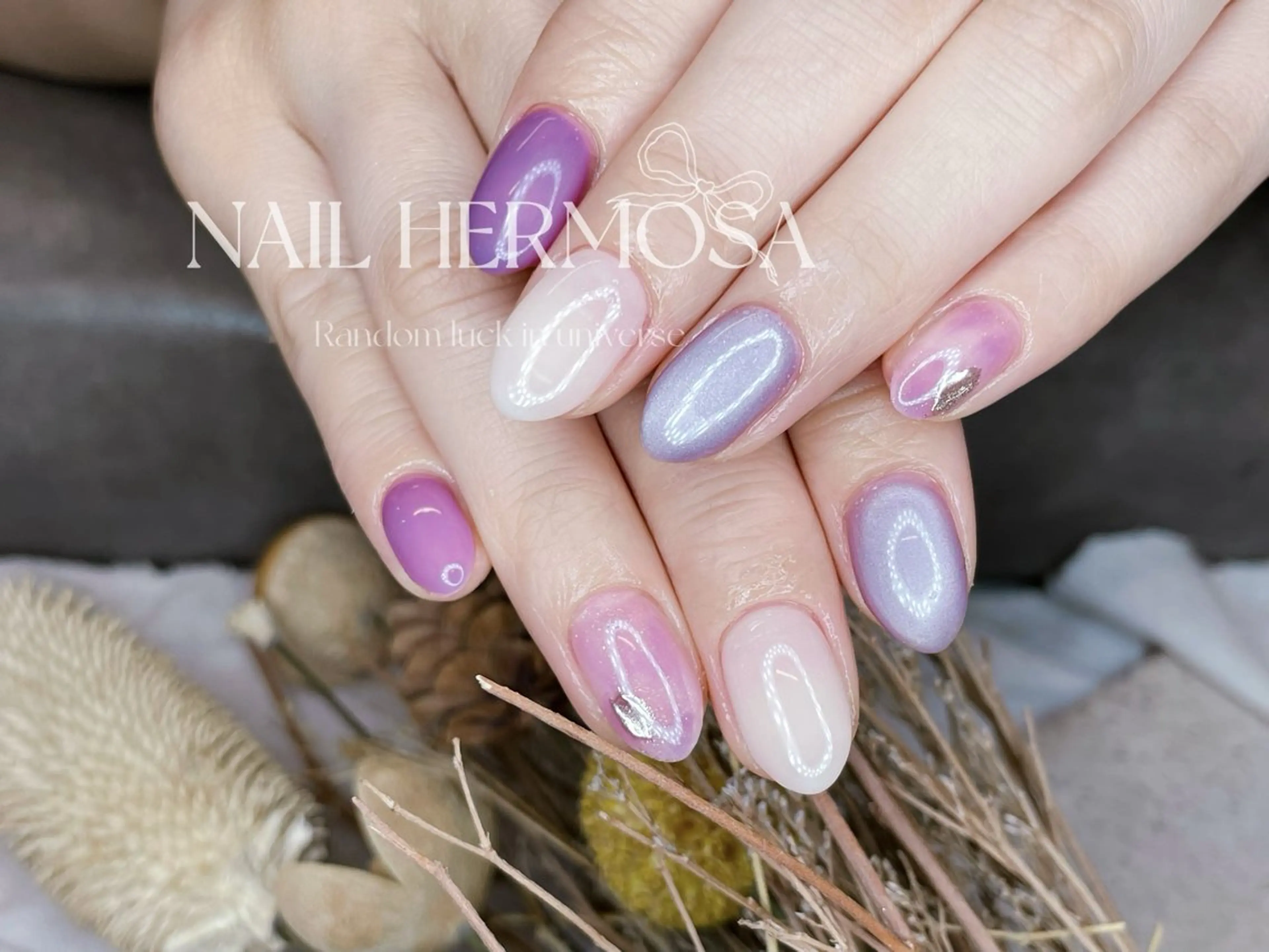 ネイル アートネイル フラッシュネイル フットネイル ジェルネイル グラデーション ハンドネイル ネイル エルモサのネイルデザイン