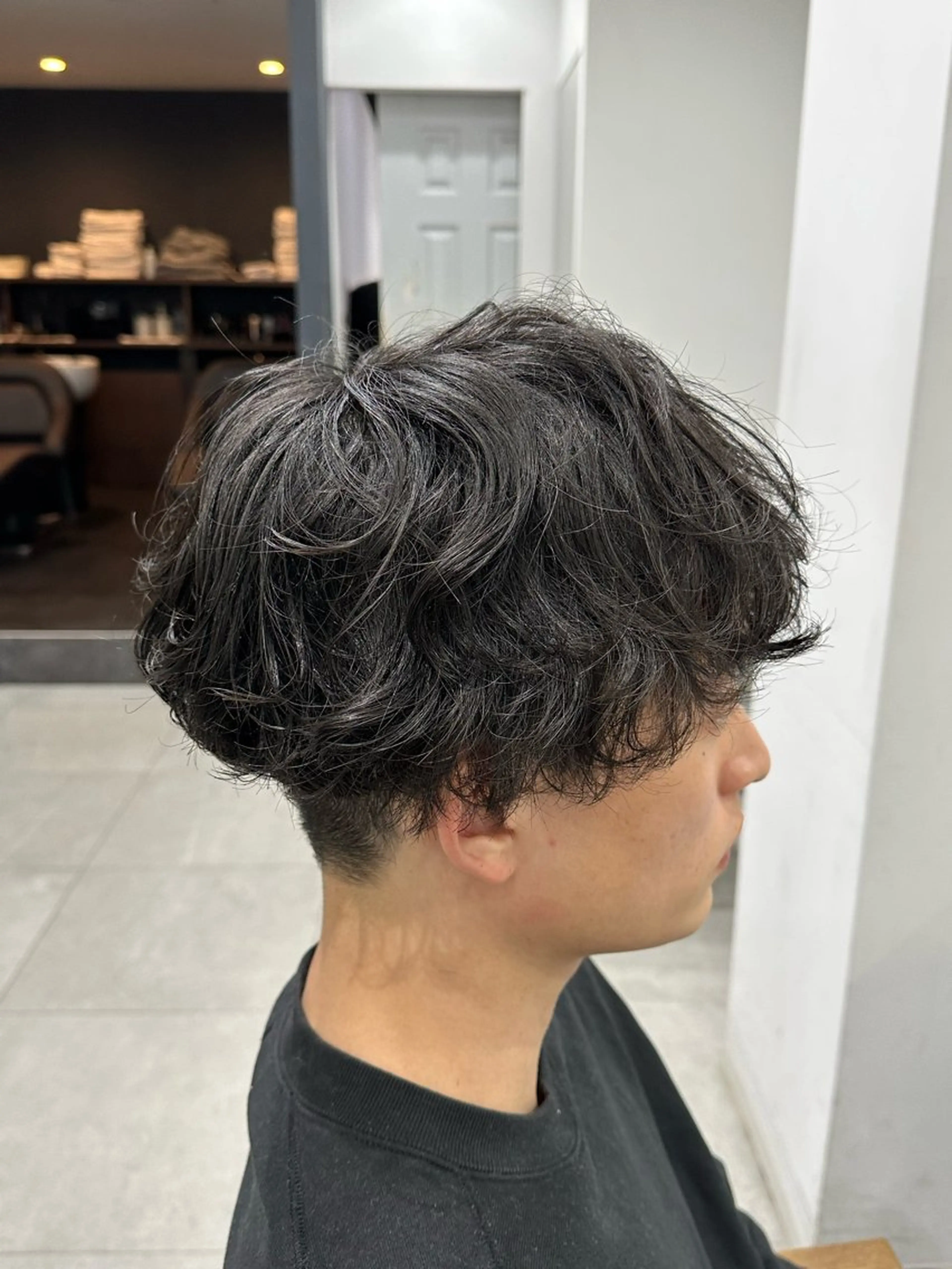 パーマ カット パーマ シガ ミクトのヘアスタイル