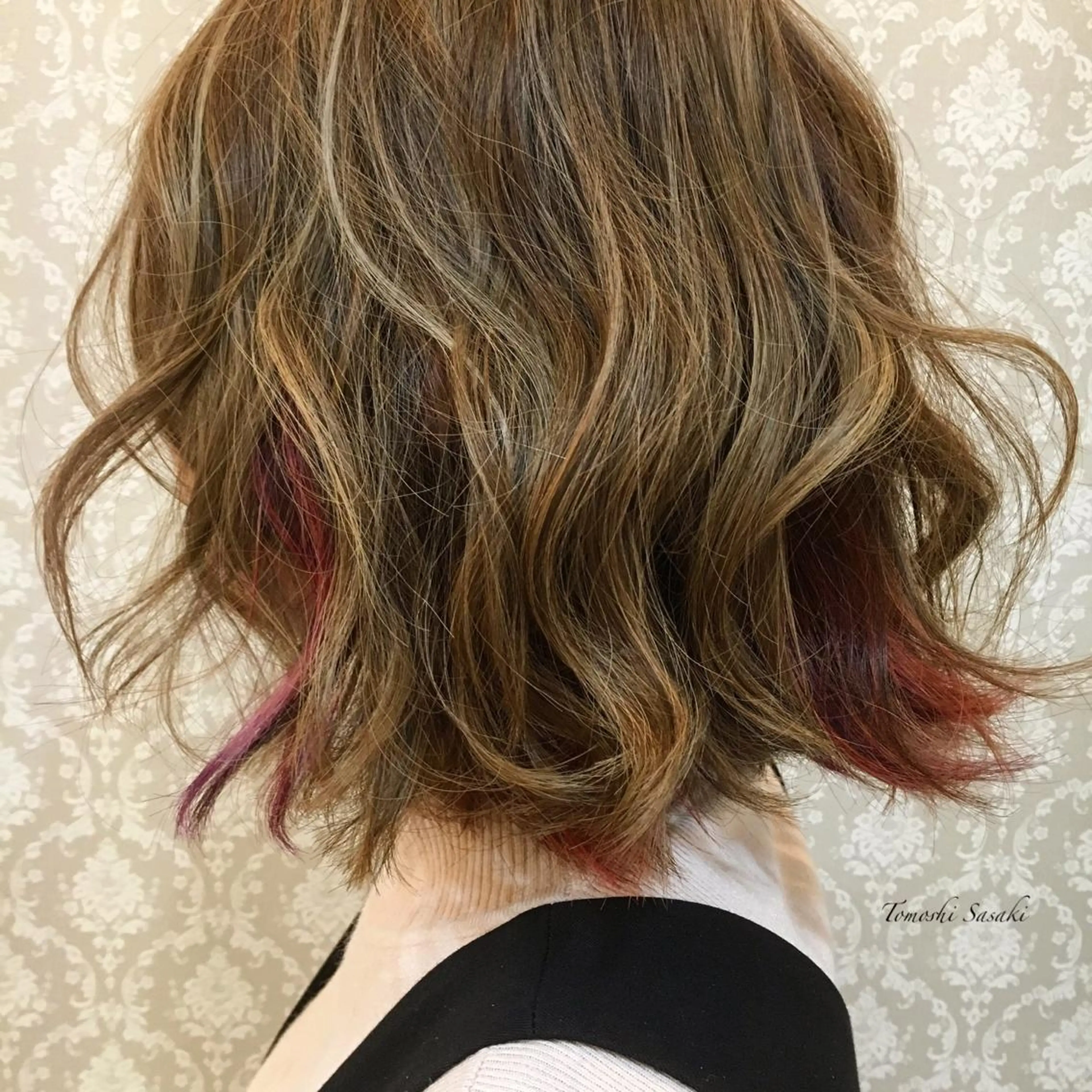 カラー アッシュ ササキ トモシのヘアスタイル