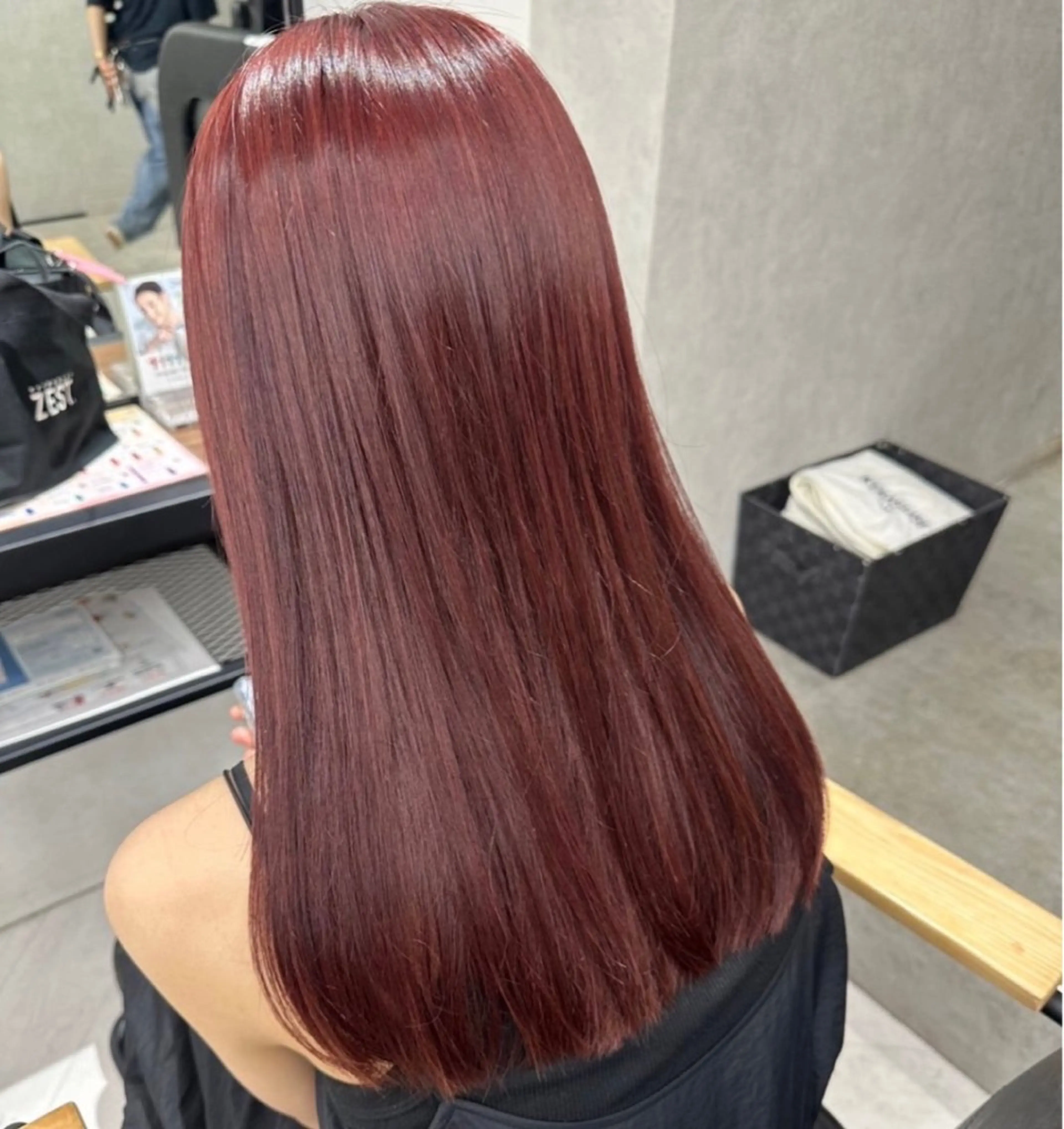 ミディアム カラー パーマ ヘアアレンジ メンズ 髪質改善 トリートメント mona/ ストレートスタイル✨のヘアスタイル