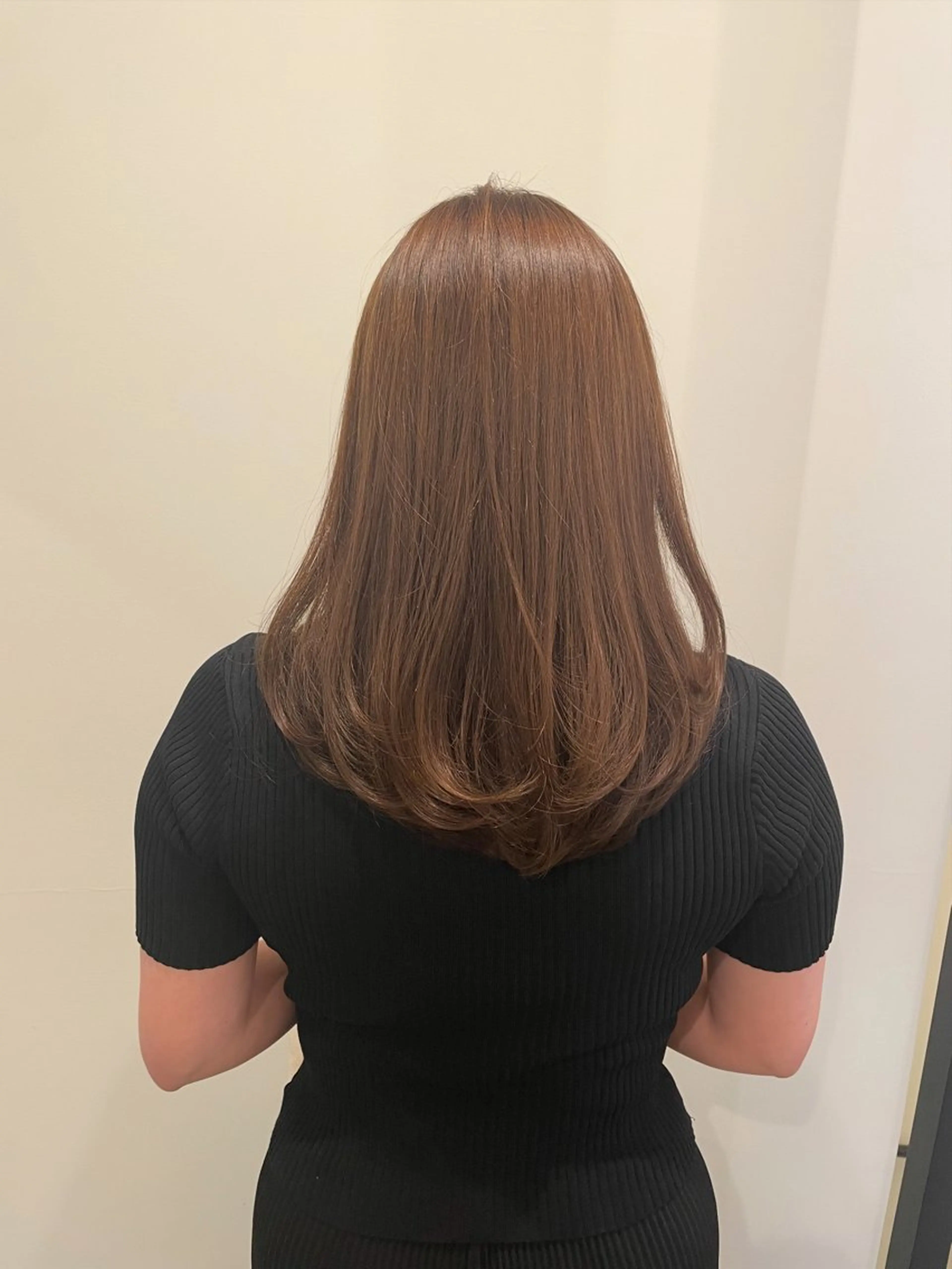 ミディアム カラー ブラウンカラー カット トリートメント ニュアンスカラー🫧 加納のヘアスタイル