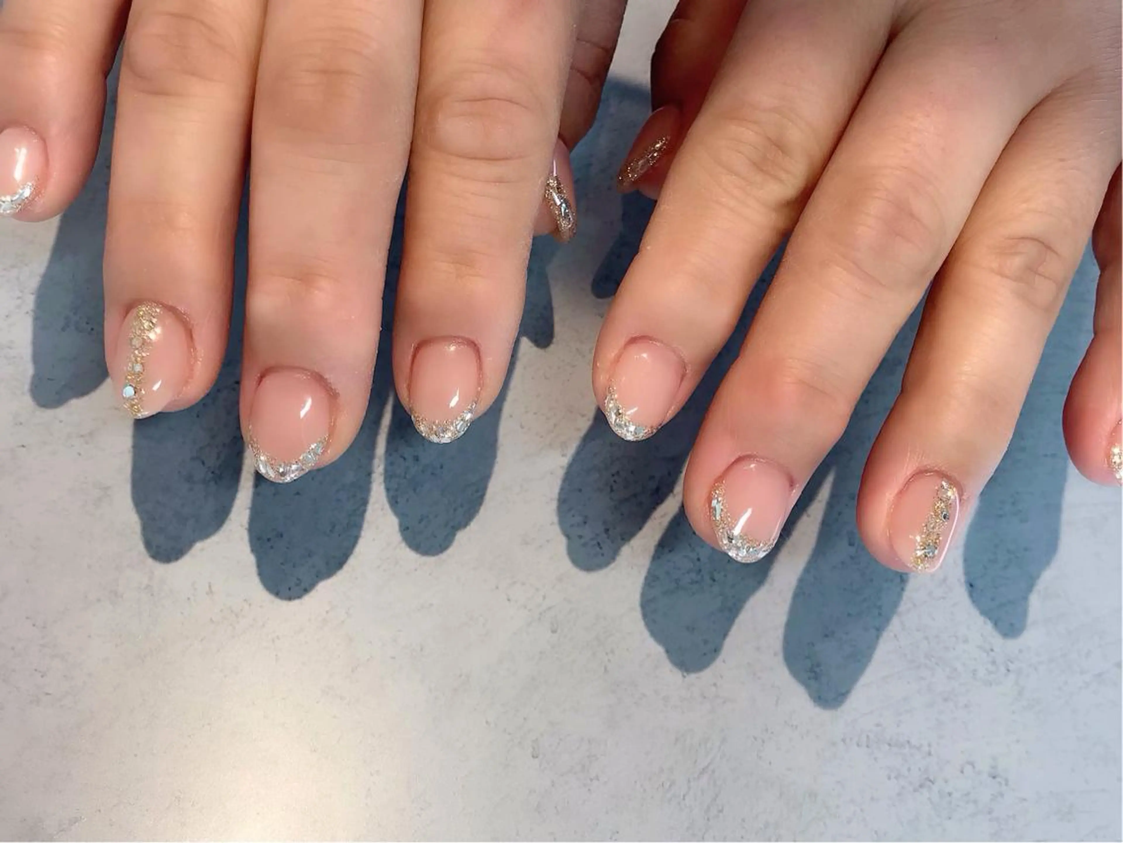 ネイル ラメ(グリッター) ワンカラーネイル ハンドネイル Baden Nail ﾊﾞ-ﾃﾞﾝ ﾈｲﾙのネイルデザイン