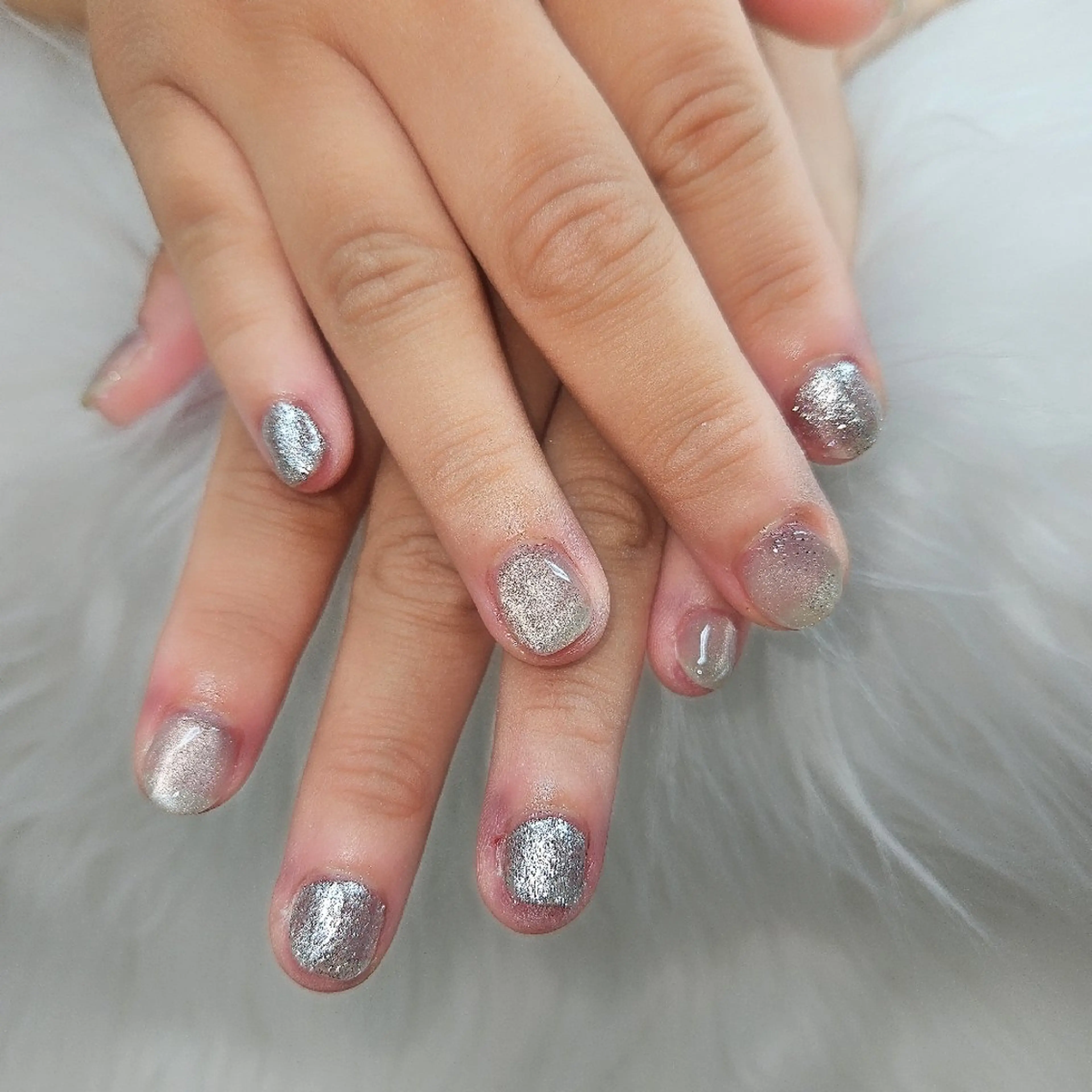 ネイル ラメ(グリッター) マグネットネイル 竹内 みやびのネイルデザイン