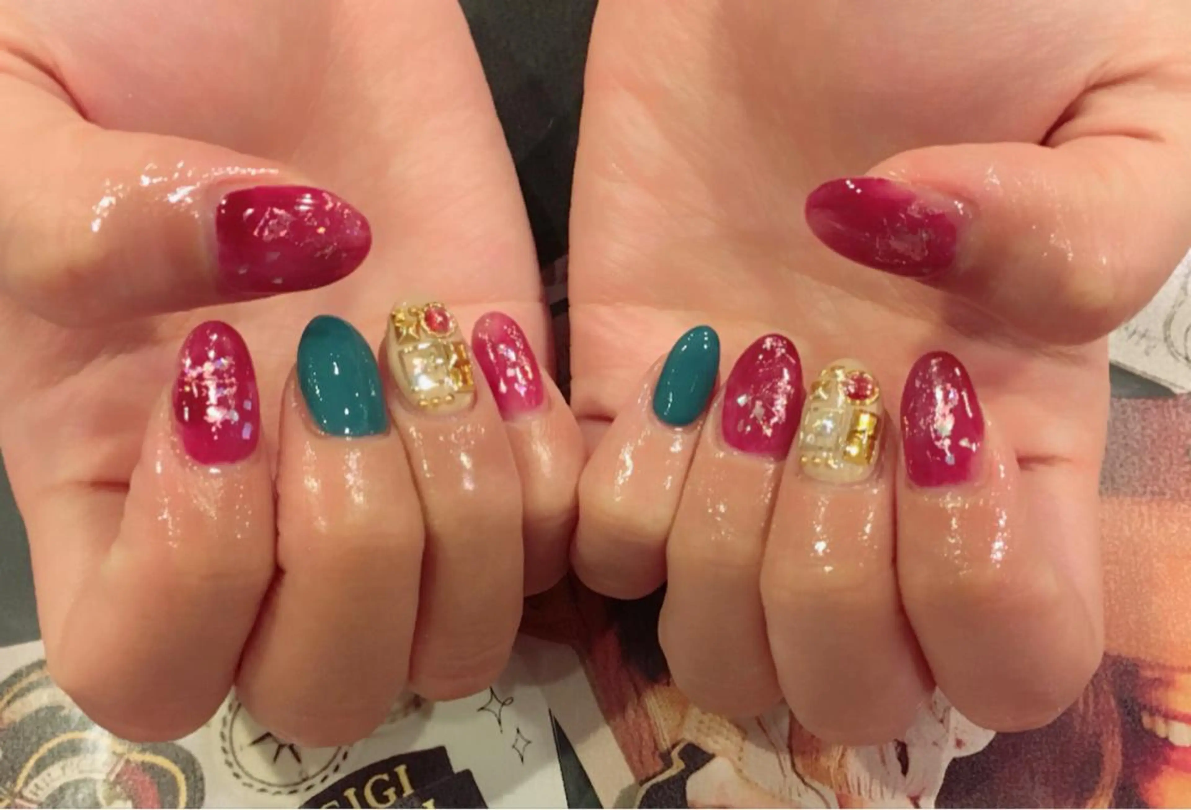 ネイル ハンドネイル にしぐち はるかのネイルデザイン