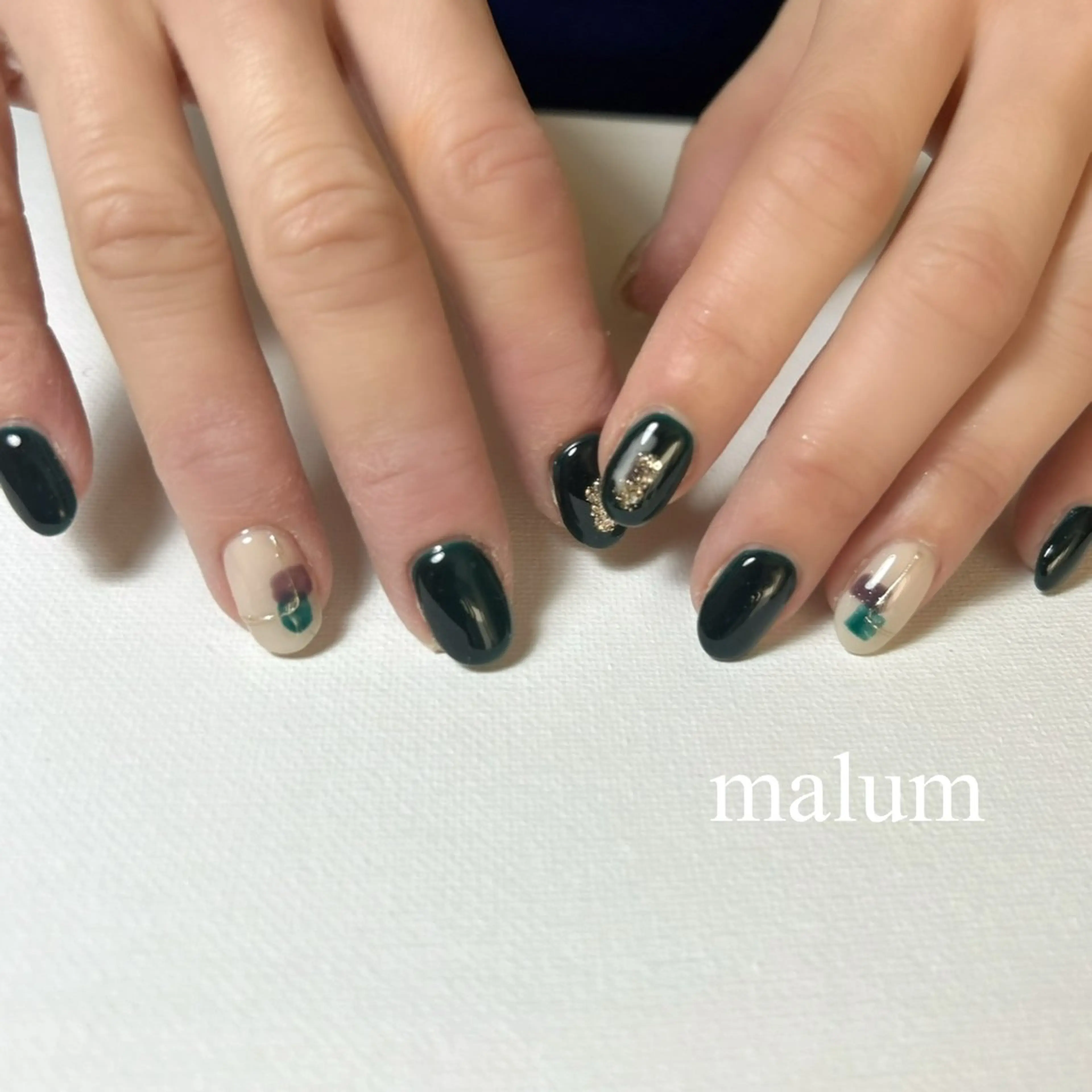 ネイル ハンドネイル malum nailのネイルデザイン