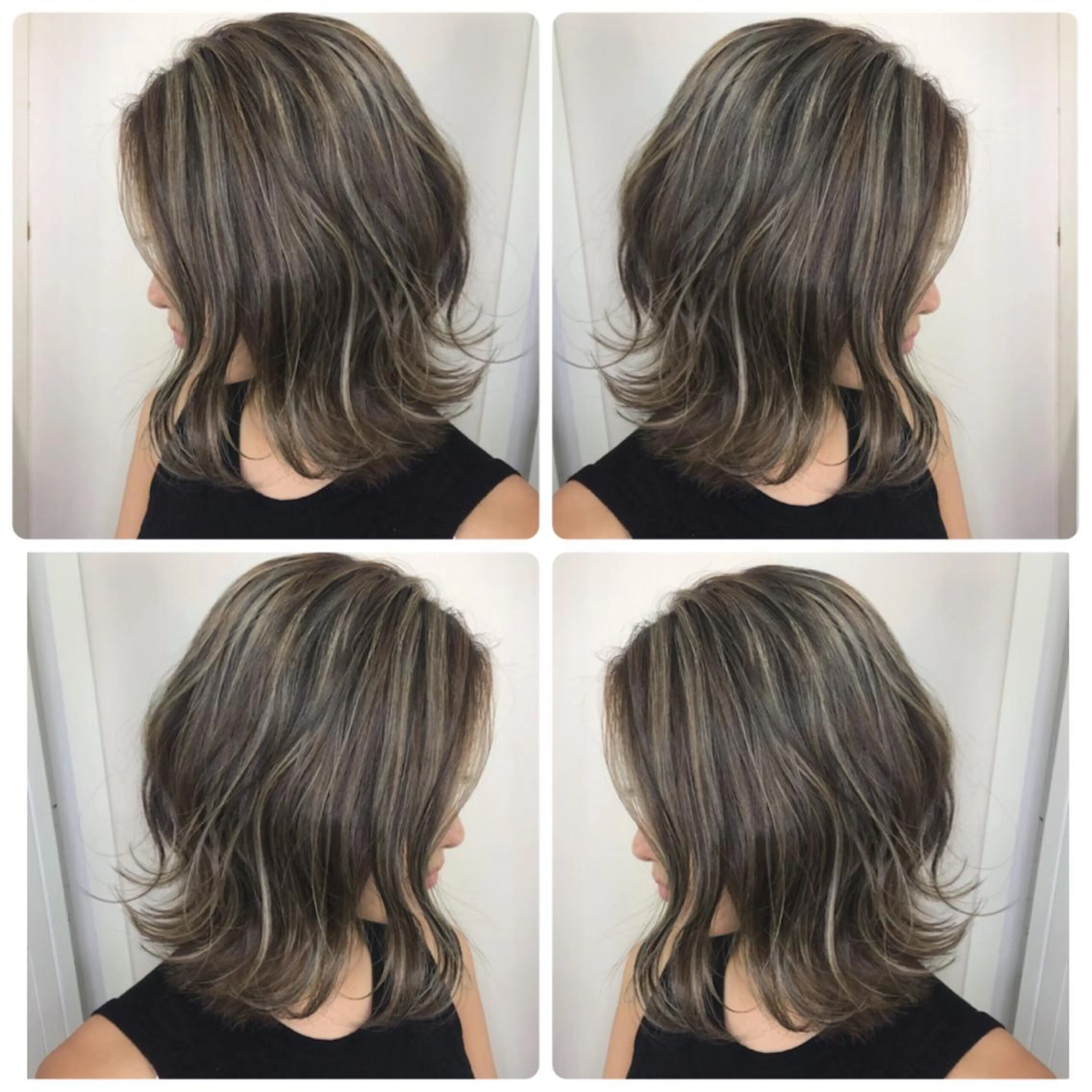 ショート カラー 透明感カラー グレージュ ハイライトカラー ハイライト ヘアカラー 寺山 佳貴のヘアスタイル
