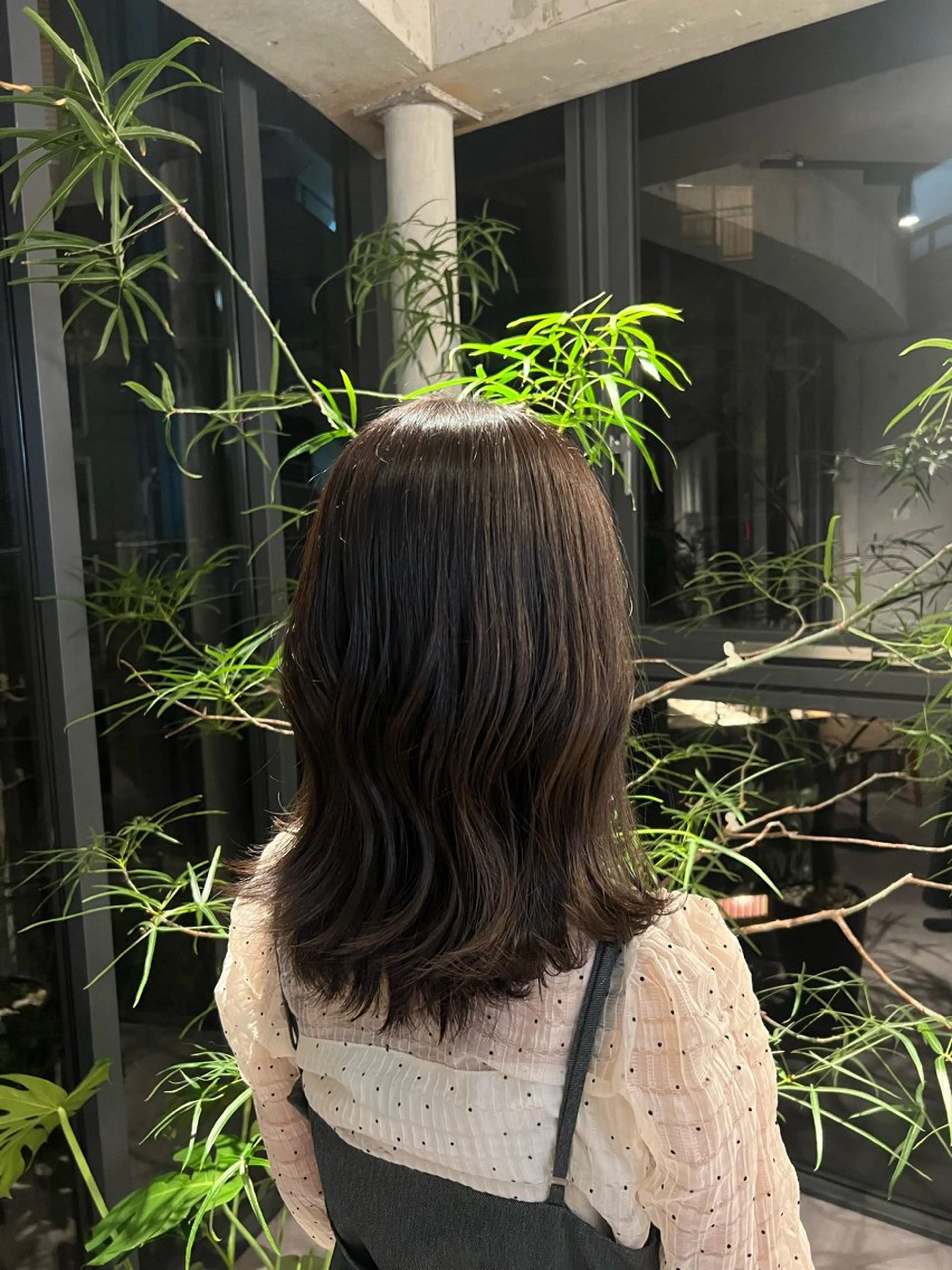 ミディアム カラー yuri/中目黒 /レイヤー/ボブのヘアスタイル