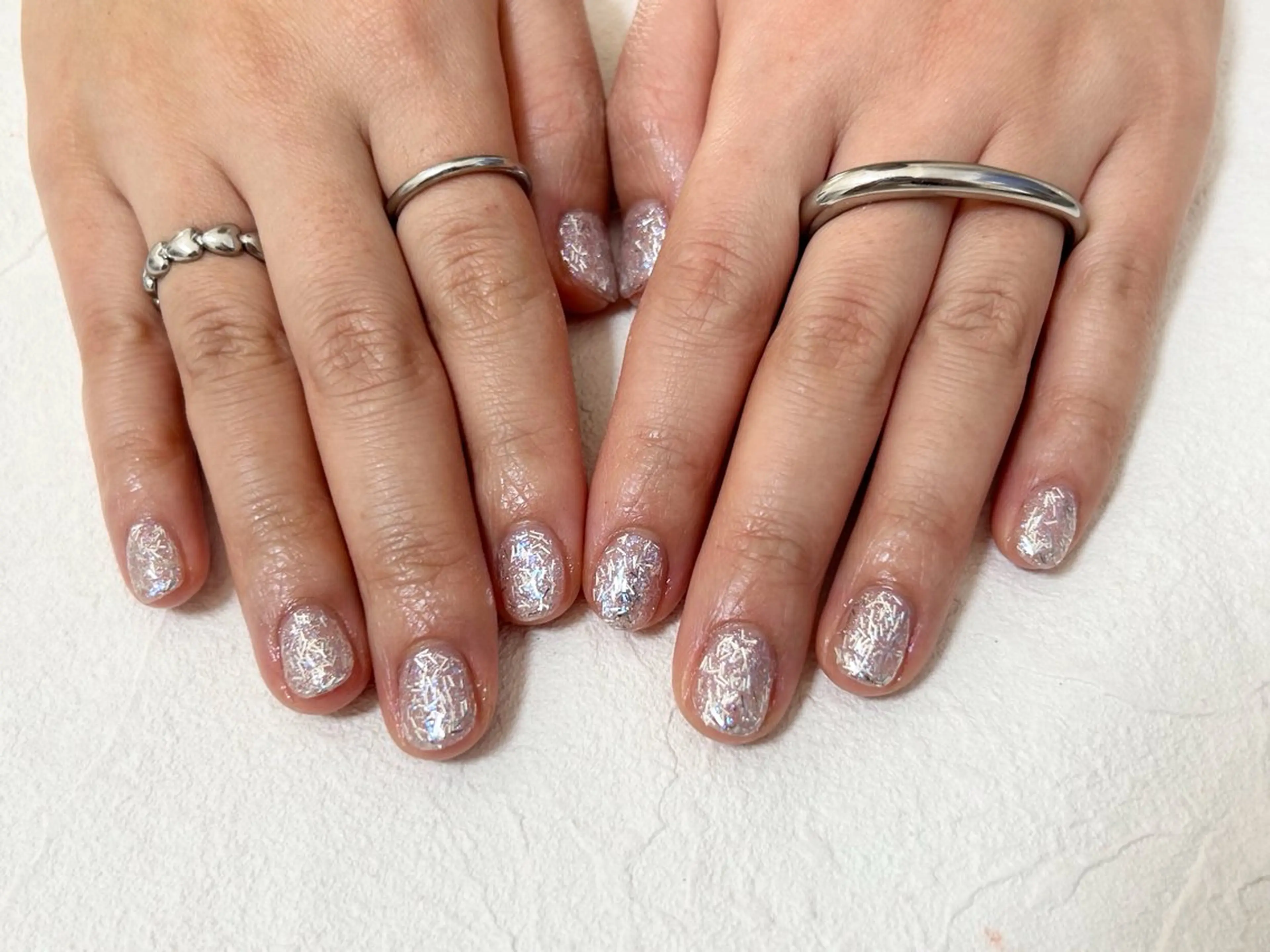 ネイル ジェルネイル ラメ(グリッター) メンズネイル パラジェル ワンホンネイル ハンドネイル mogunail &blowのネイルデザイン