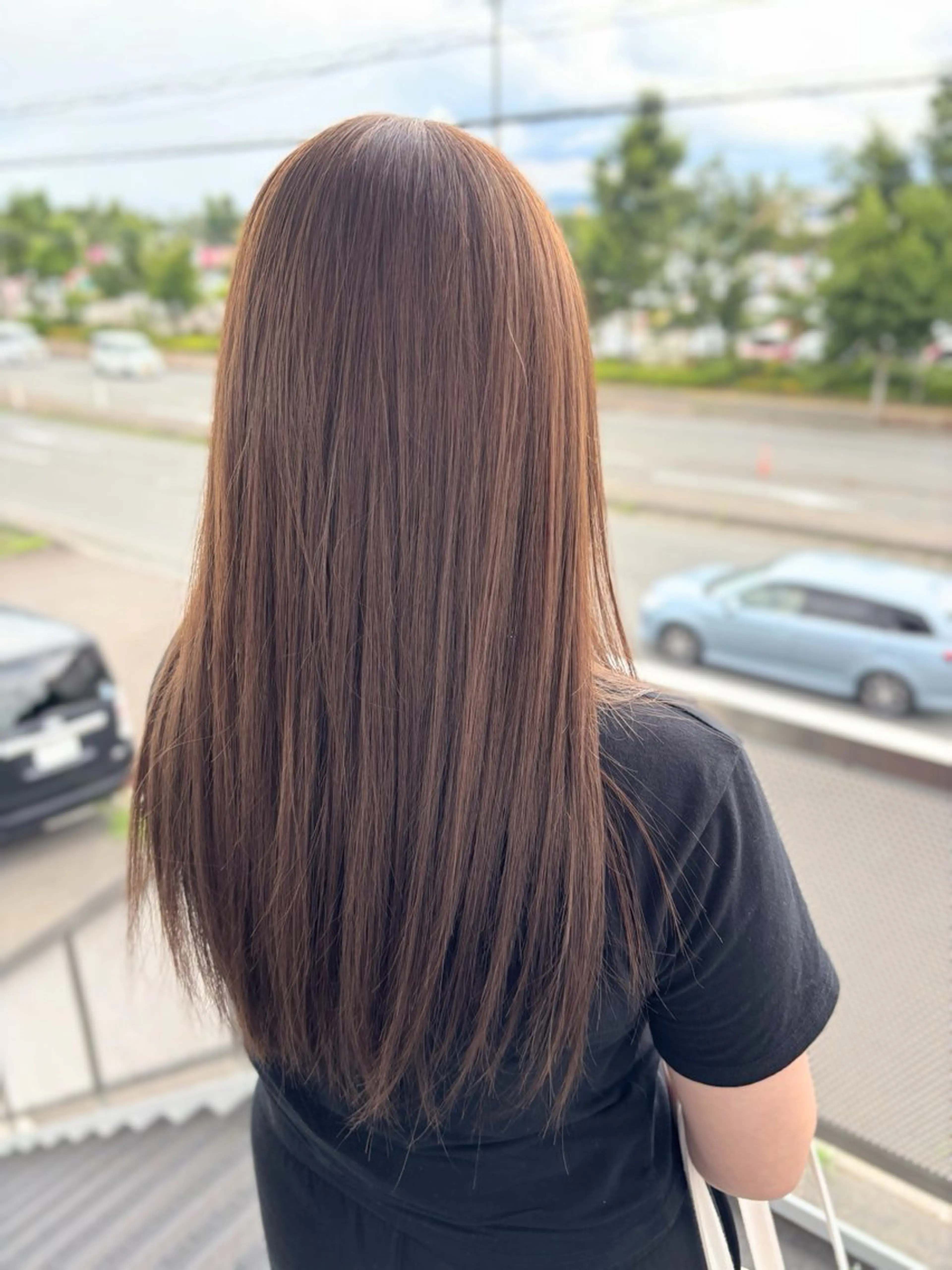 ロング カラー ベージュカラー 山本 ミカ /EARTH盛岡南のヘアスタイル