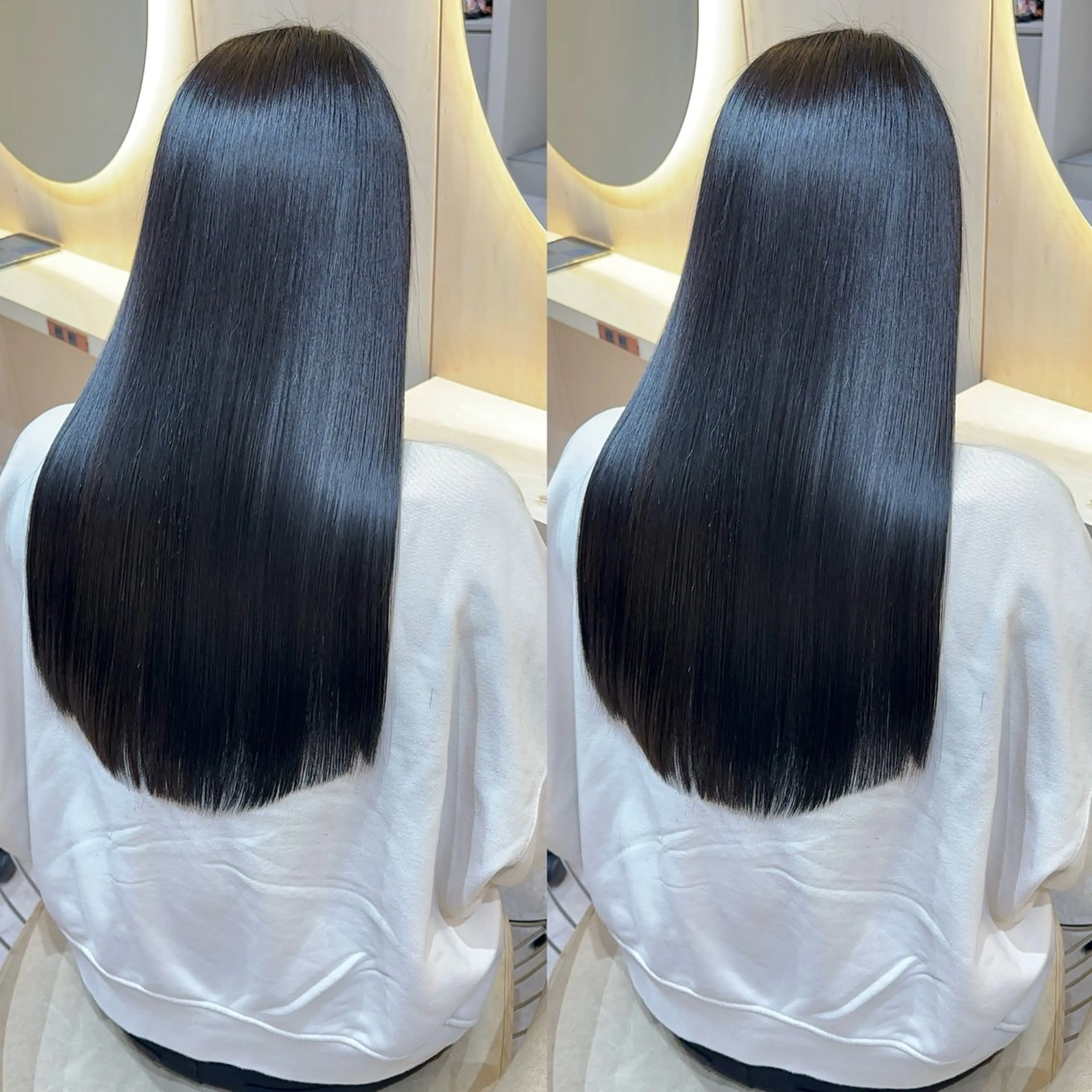 セミロング カラー カット ヘアカラー 縮毛矯正 レイヤー❣️縮毛矯 川村利幸のヘアスタイル