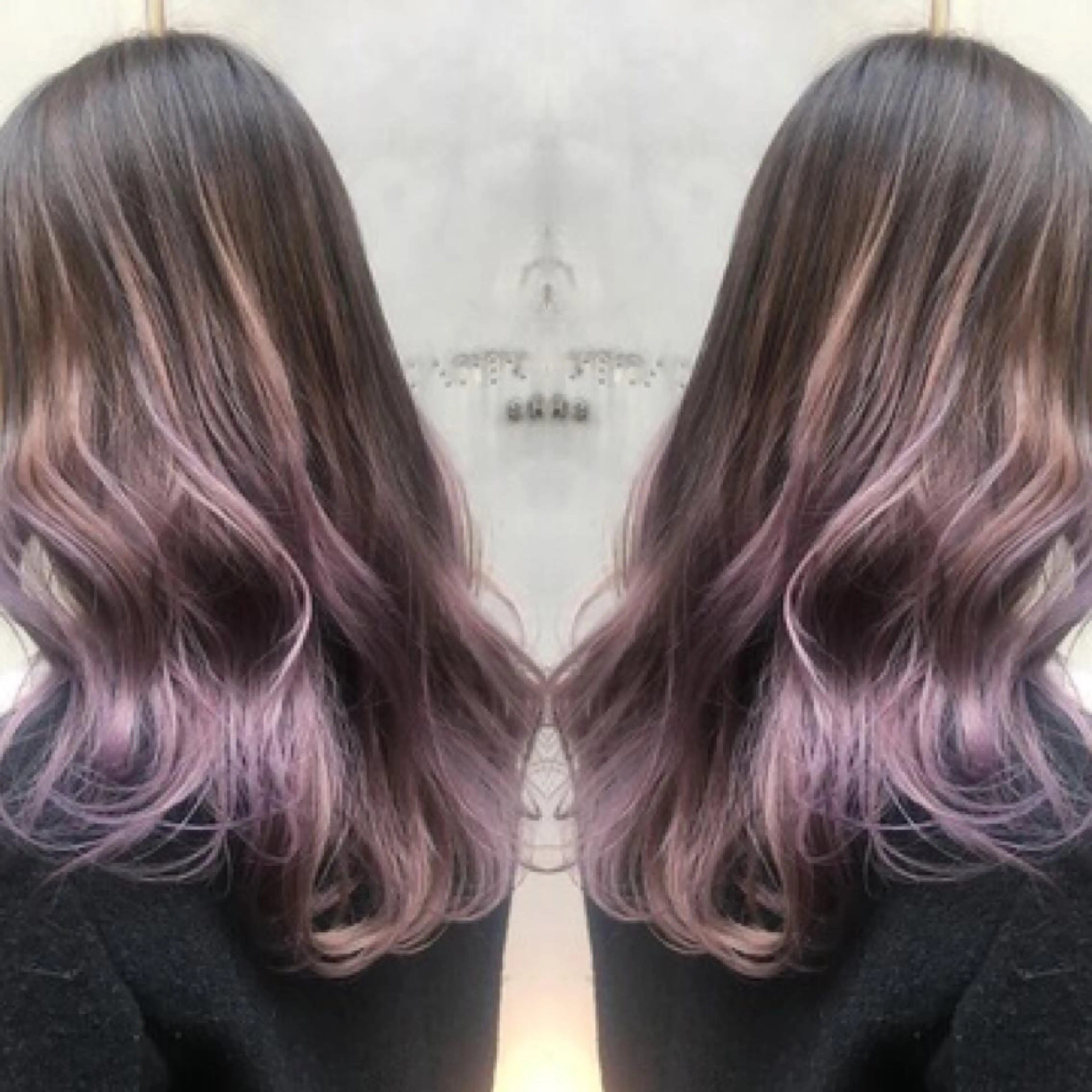 セミロング ヘアカラー ricca♪ 反町のヘアスタイル