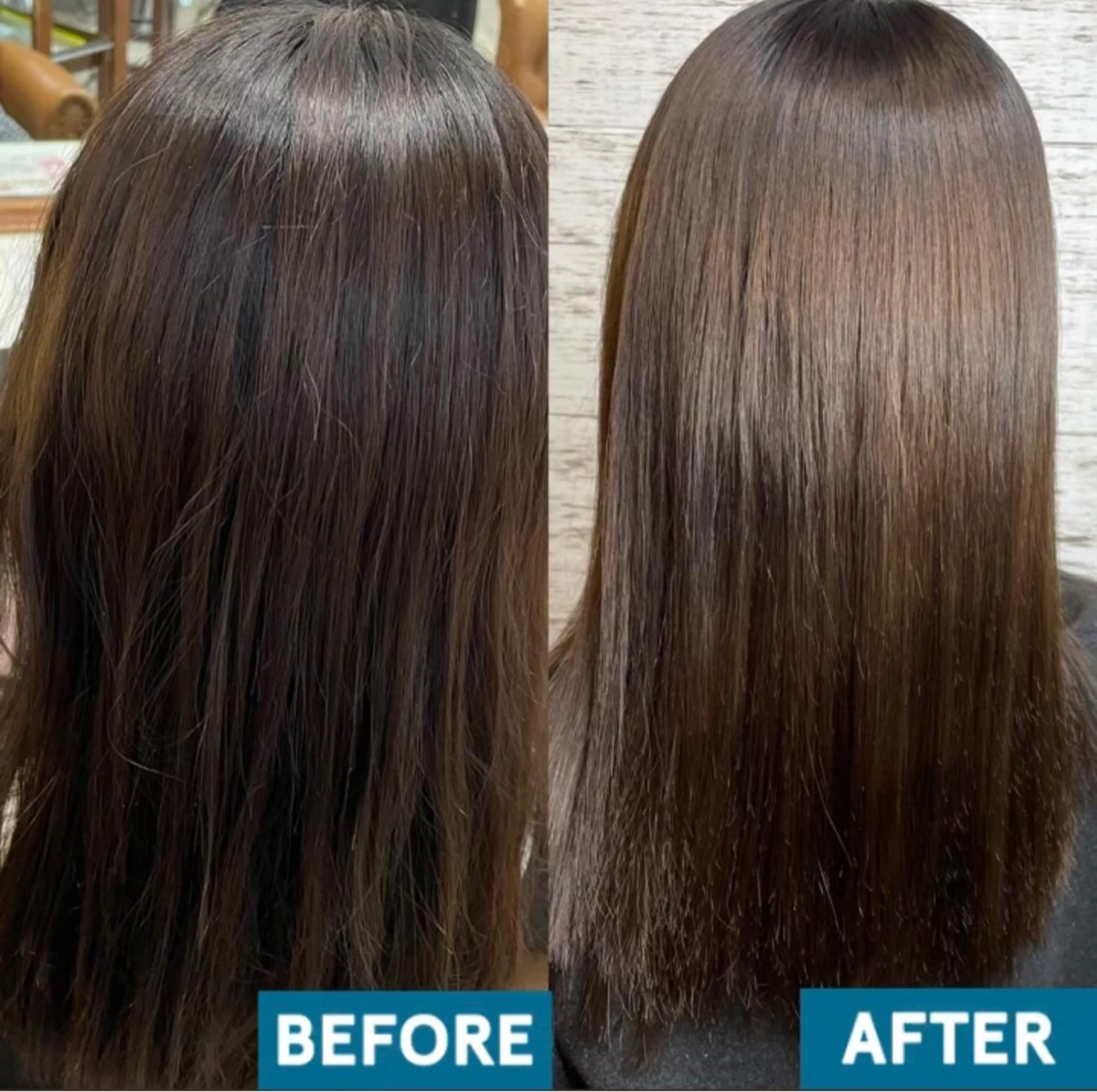 セミロング ハイライト 縮毛矯正 ☆レディースショート ☆吉崎☆のヘアスタイル