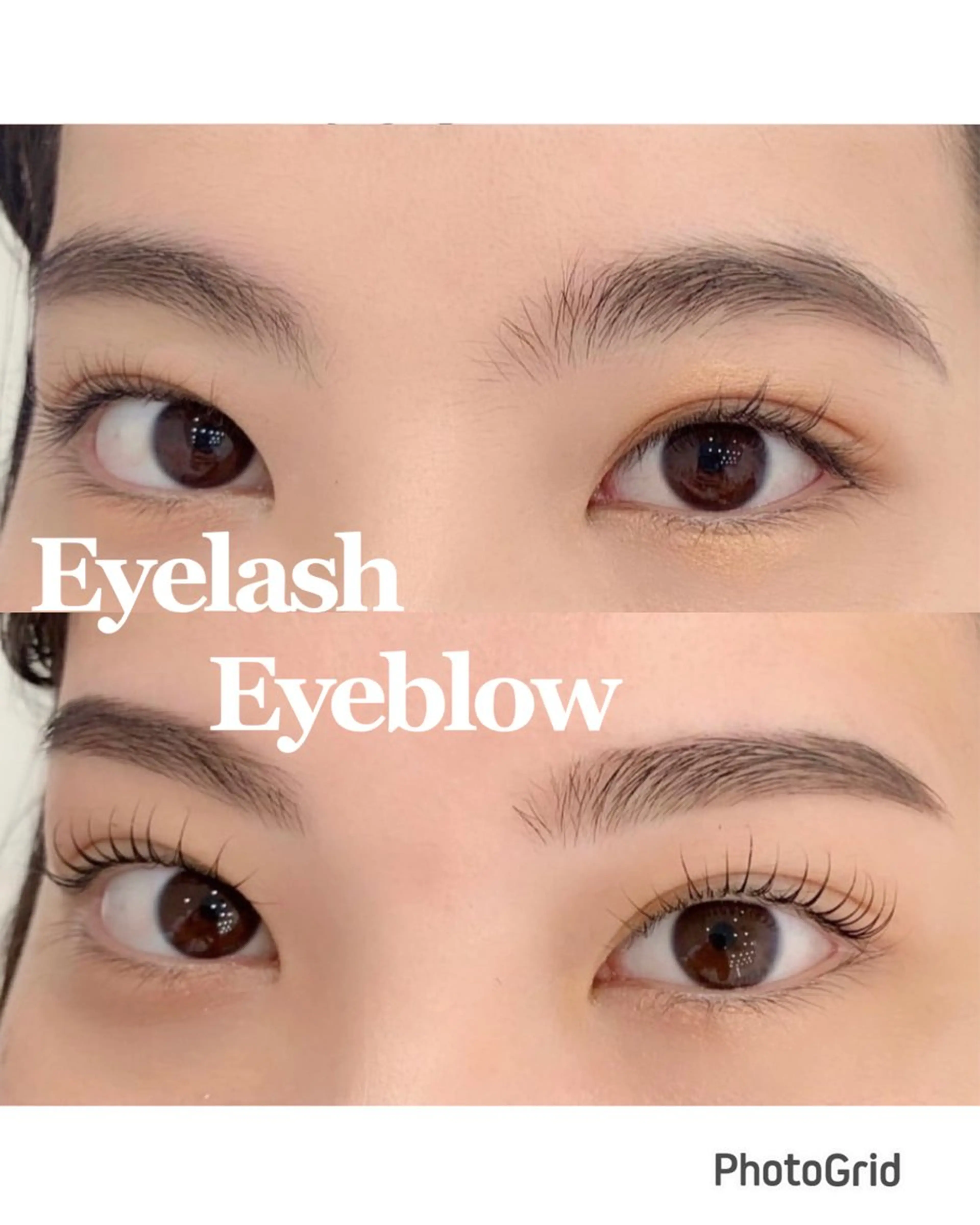 💛set menu💛【美眉スタイリング＋パリジェンヌ】眉wax/仕上げメイク/アイシャンプー/まつ毛コーティング🫧の写真