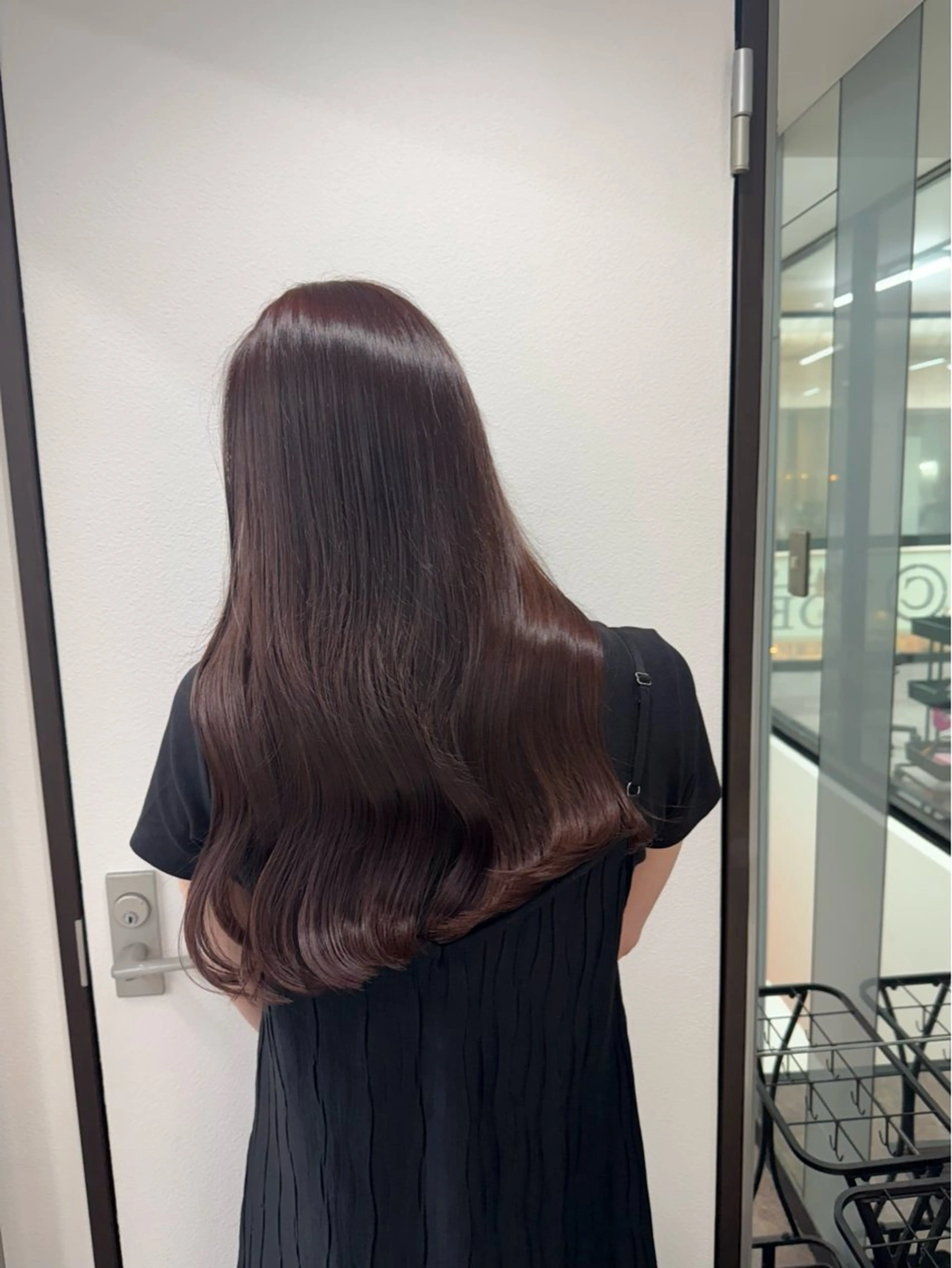 ロング カラー バレイヤージュ ミストバング ブリーチ 透明感カラー ダブルカラー 🫧La Mimi YUI🫧のヘアスタイル