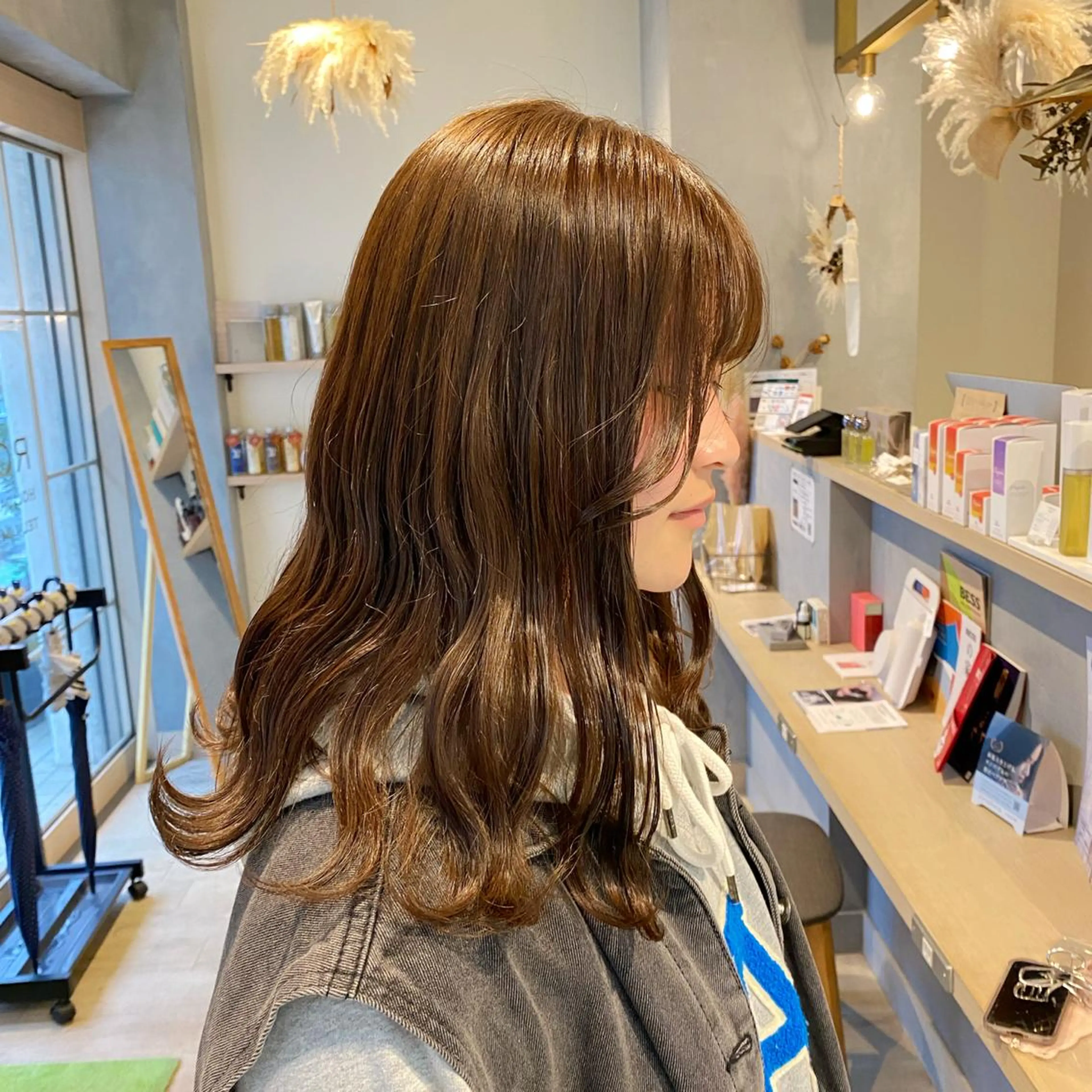 セミロング カット パーマ ROCCO east / りんなのヘアスタイル