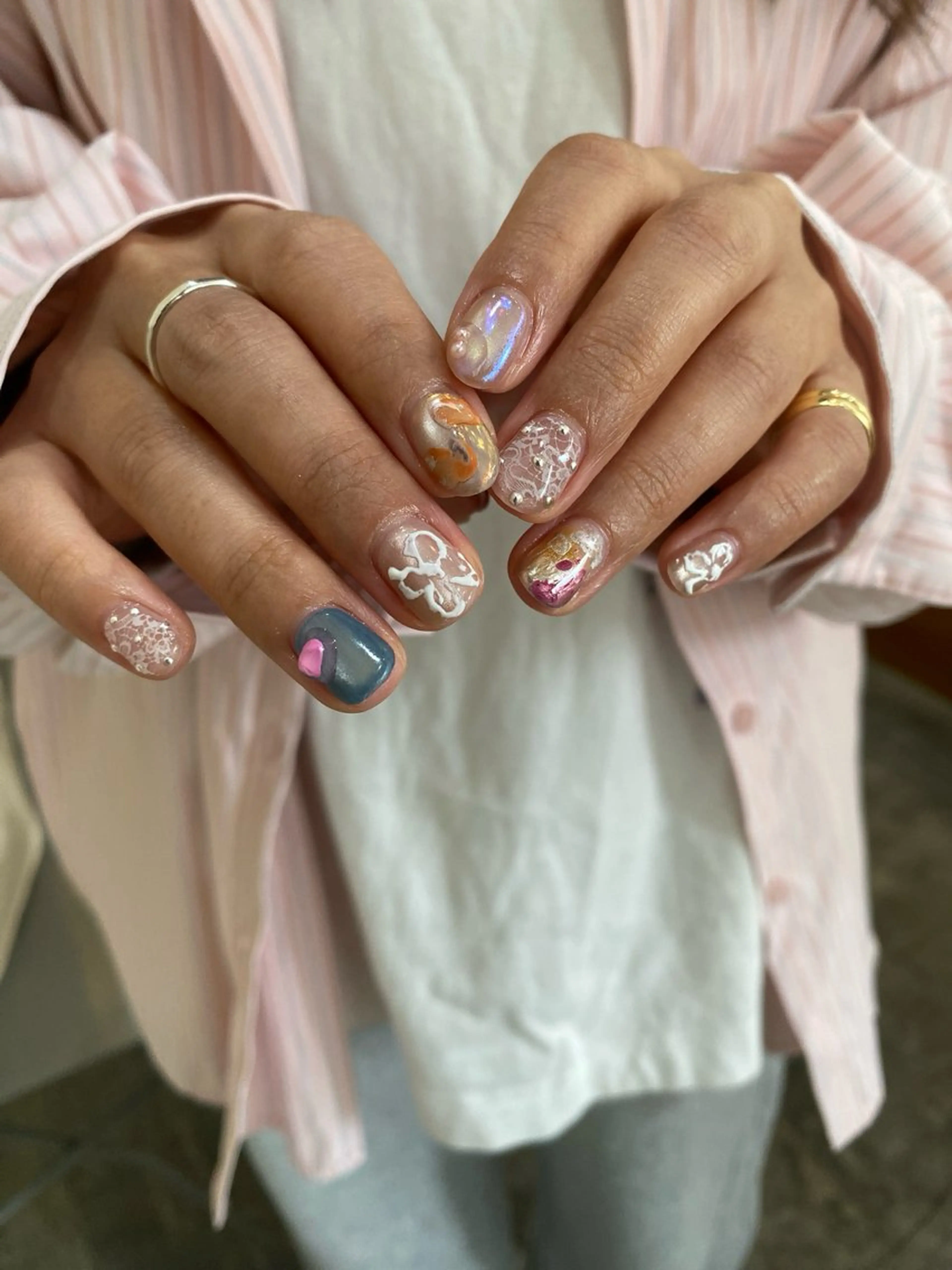 ネイル ピンク 栗林 実莉のネイルデザイン