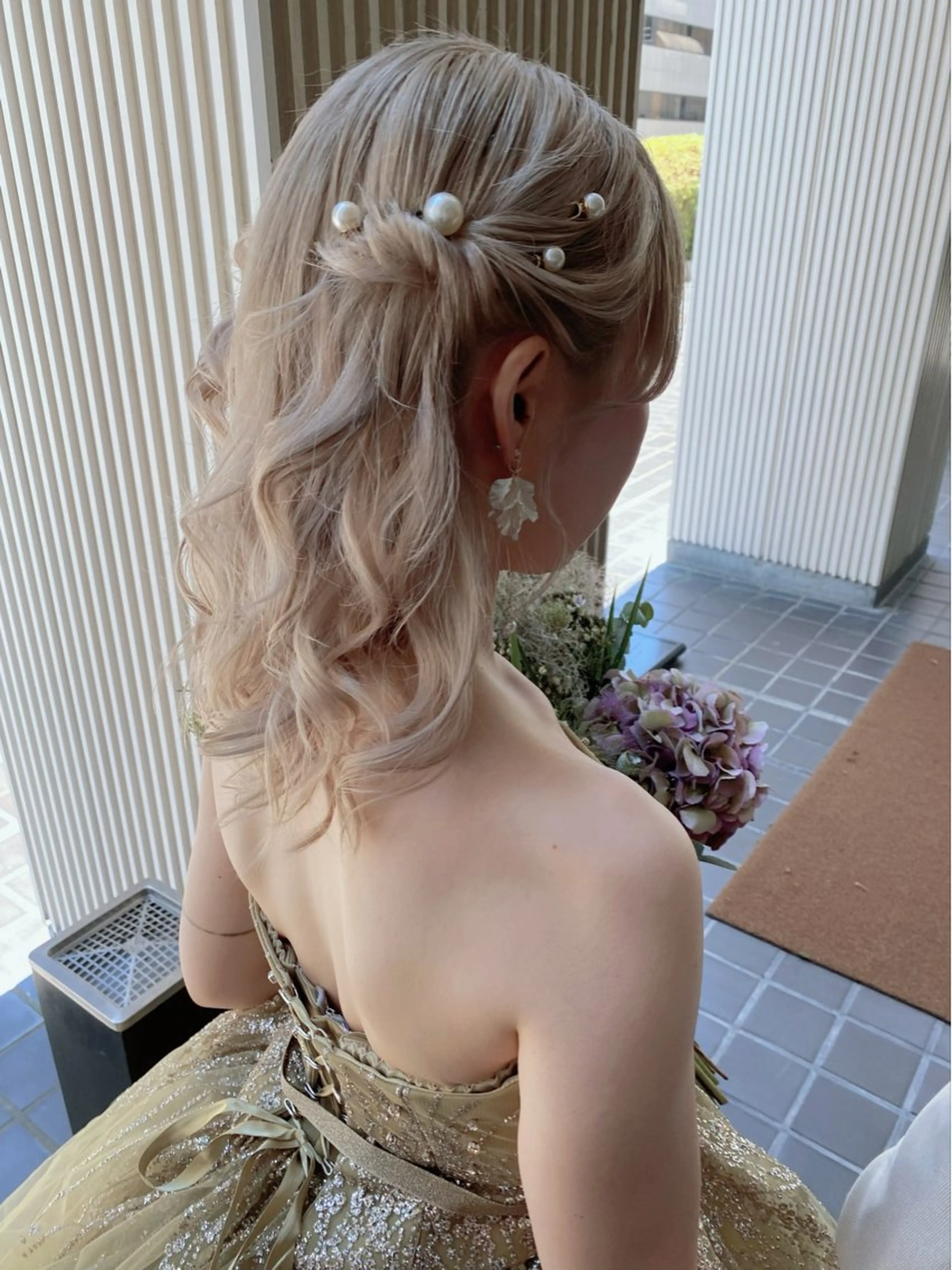 セミロング ヘアアレンジ 大阪/ヘアアレンジ /似合わせset💐のヘアスタイル