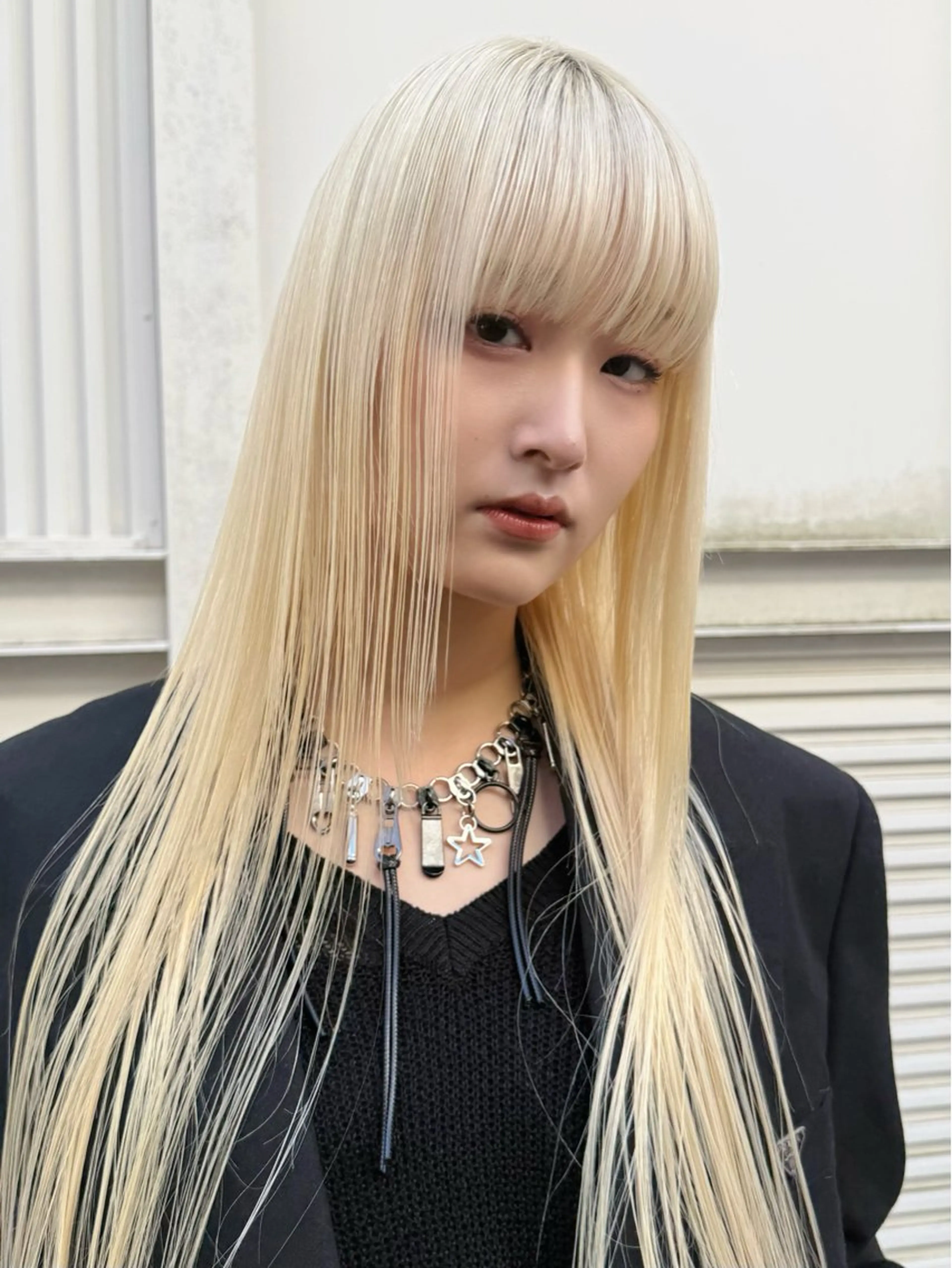 ショート カラー ブリーチ ブロンド ダブルカラー 縮毛矯正 【縮毛矯正ブリーチ】 MANATO🌈のヘアスタイル