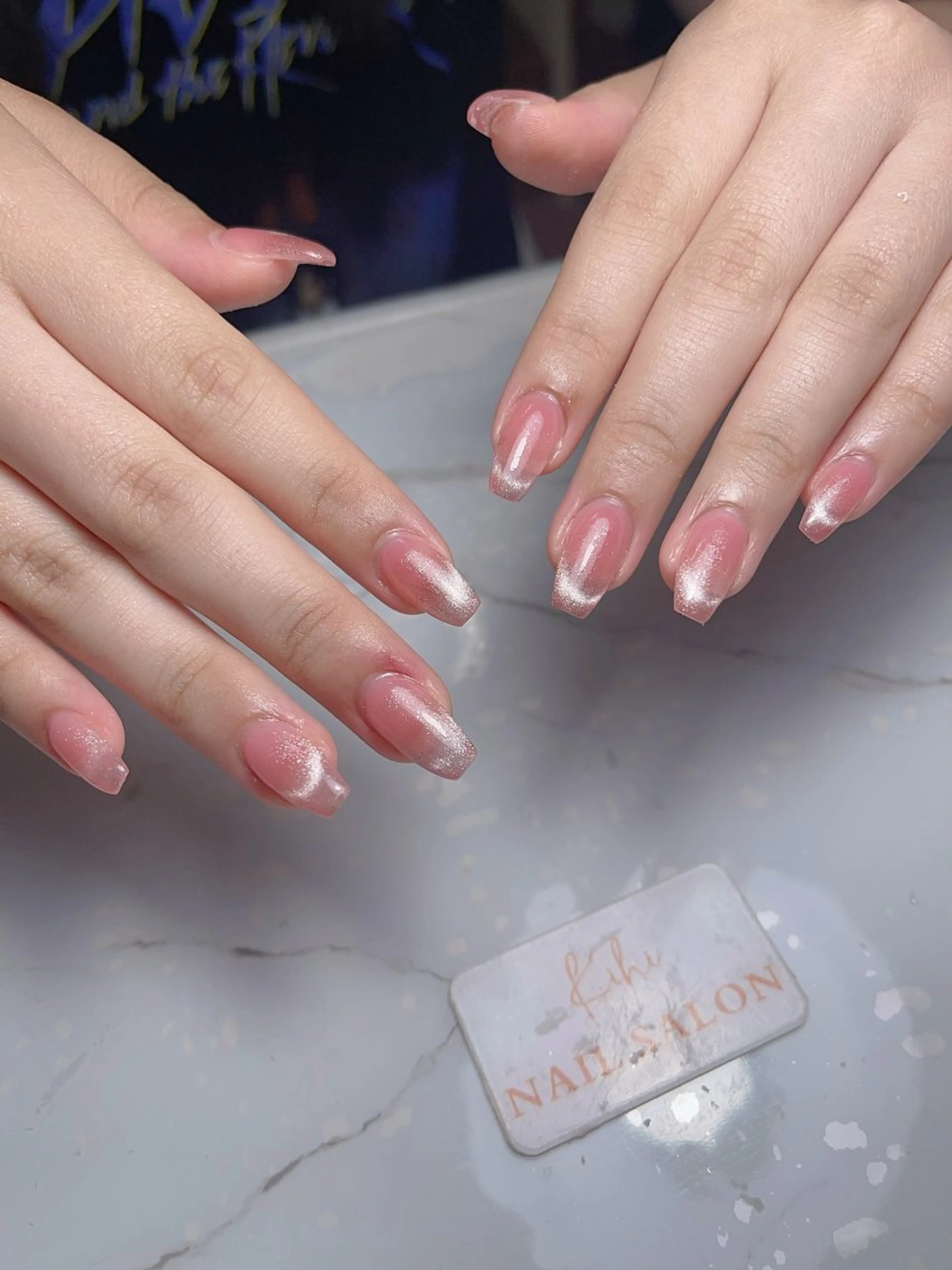 ネイル アートネイル フレンチネイル ジェルネイル グラデーション 韓国ネイル ハンドネイル ハンドケア さくら💮💮 【オフ無料】のネイルデザイン