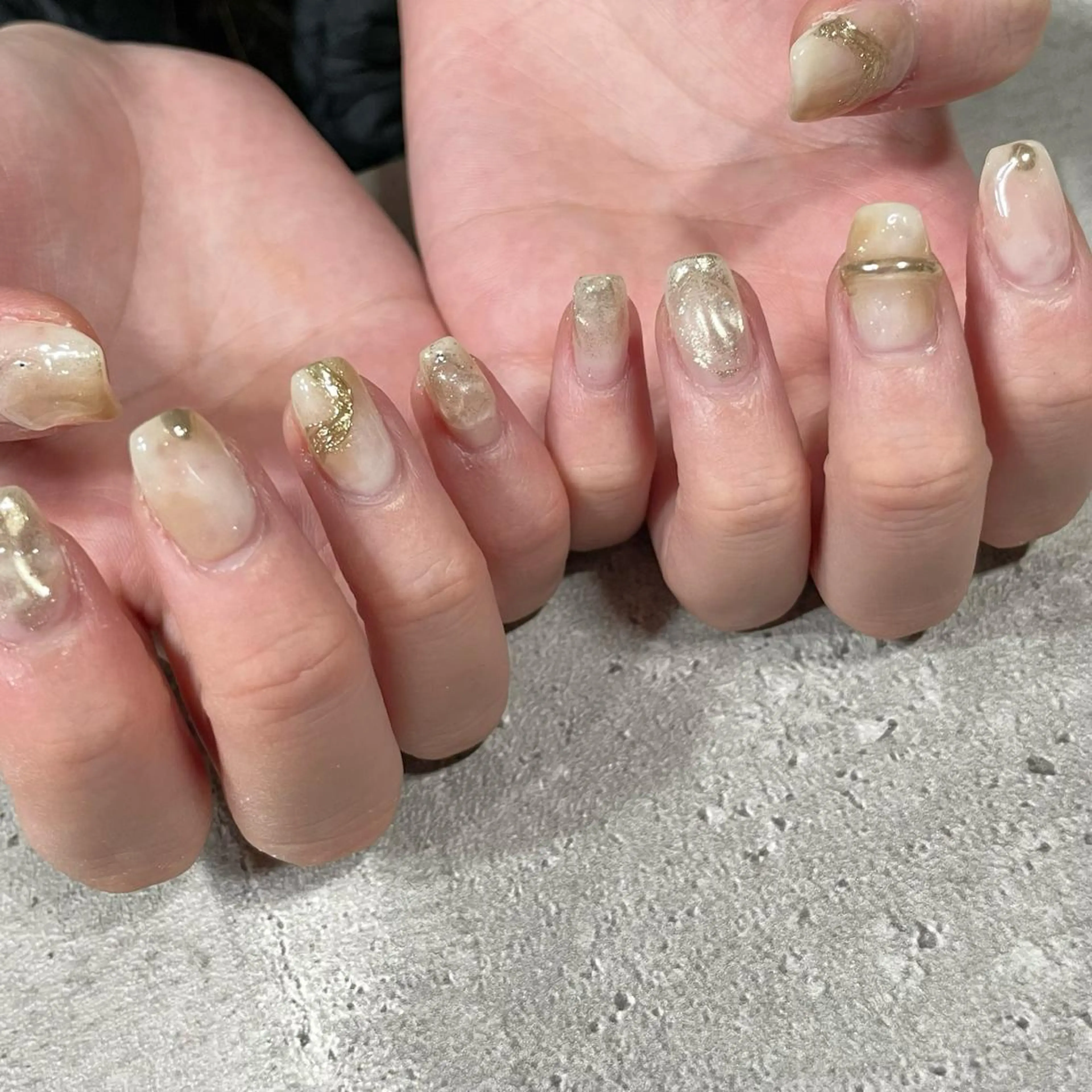 ネイル ジェルネイル 東 千夏のネイルデザイン