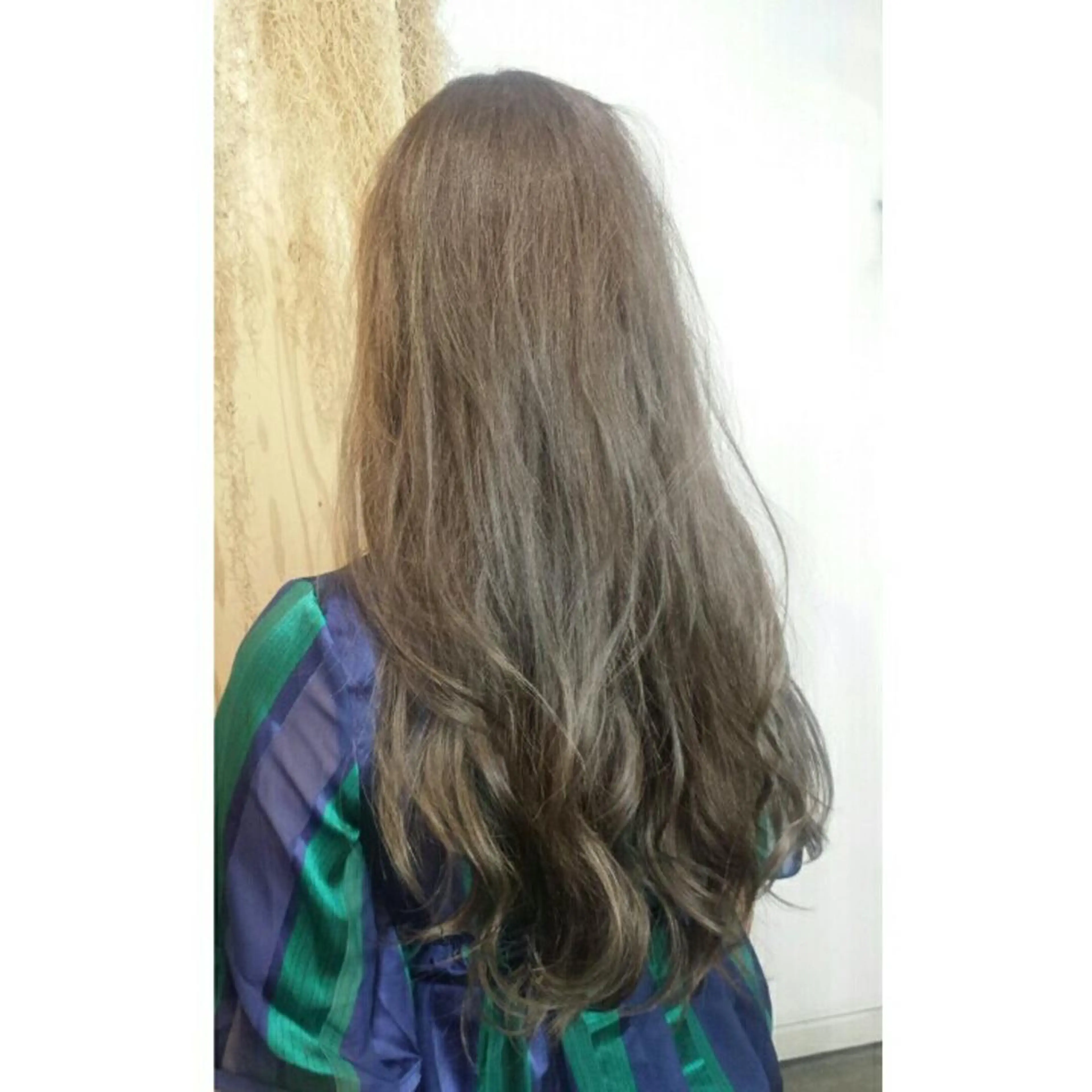 ロング カラー アッシュ ブルーカラー ブルーアッシュ 🔳髪質改善🔳 岡本陽のヘアスタイル