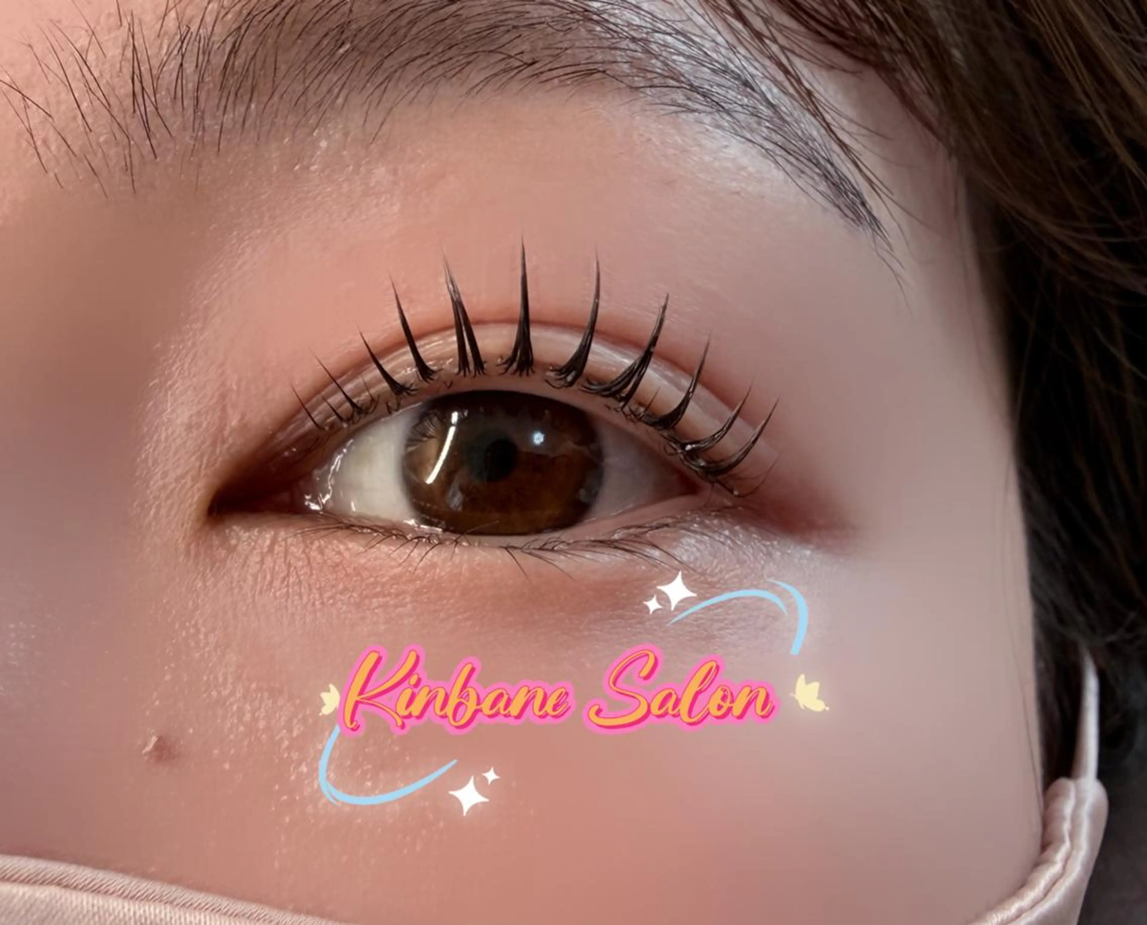 マツエク・マツパ 韓国風マツエク パリジェンヌラッシュリフト まつげパーマ 下まつげエクステ 一重×まつ毛パーマ マツパ 高田 玲奈のマツエク・マツパデザイン