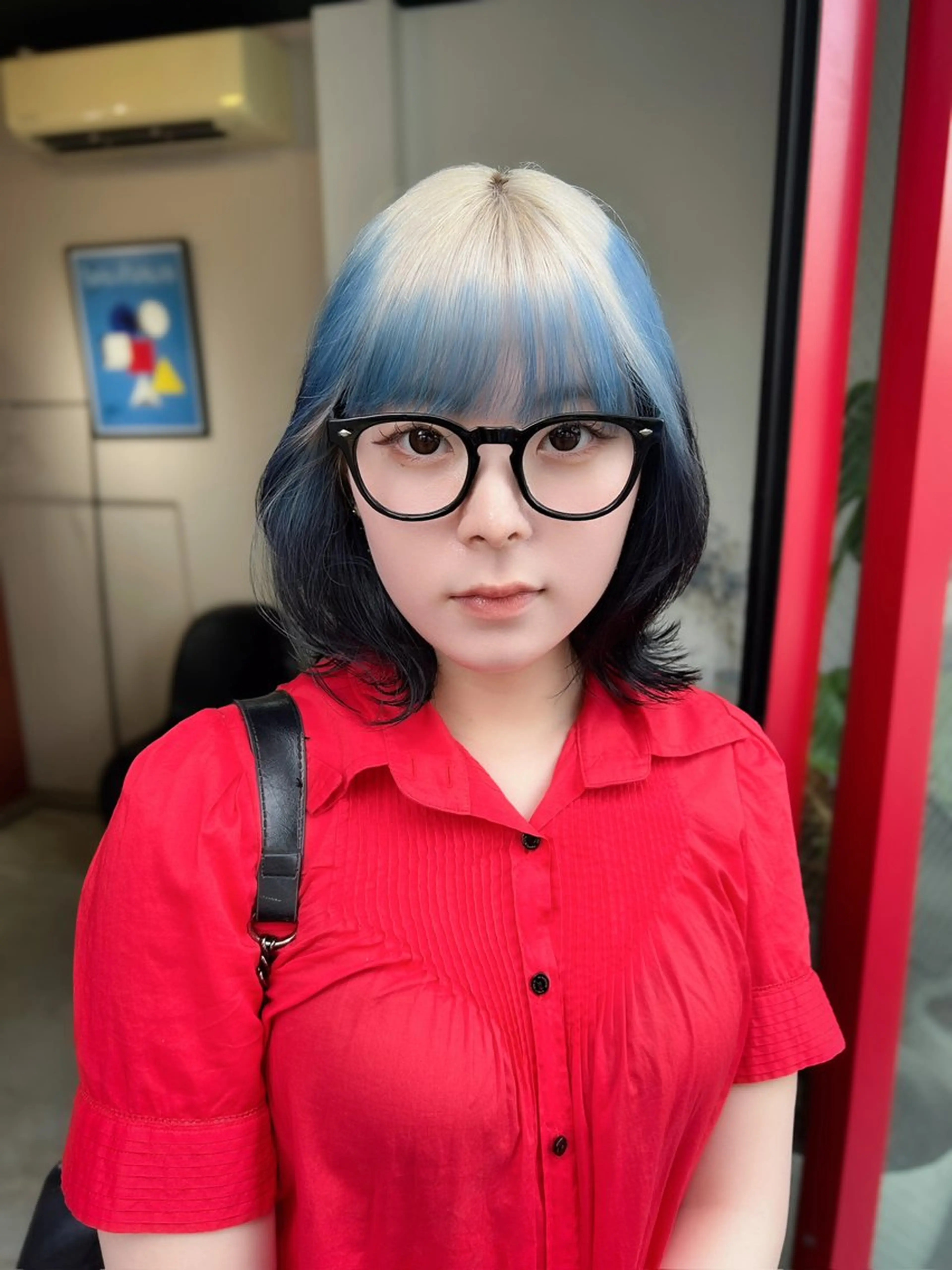 ミディアム カラー ヘアカラー ナチュラル・ハイトー ン🏆HINOKIのヘアスタイル