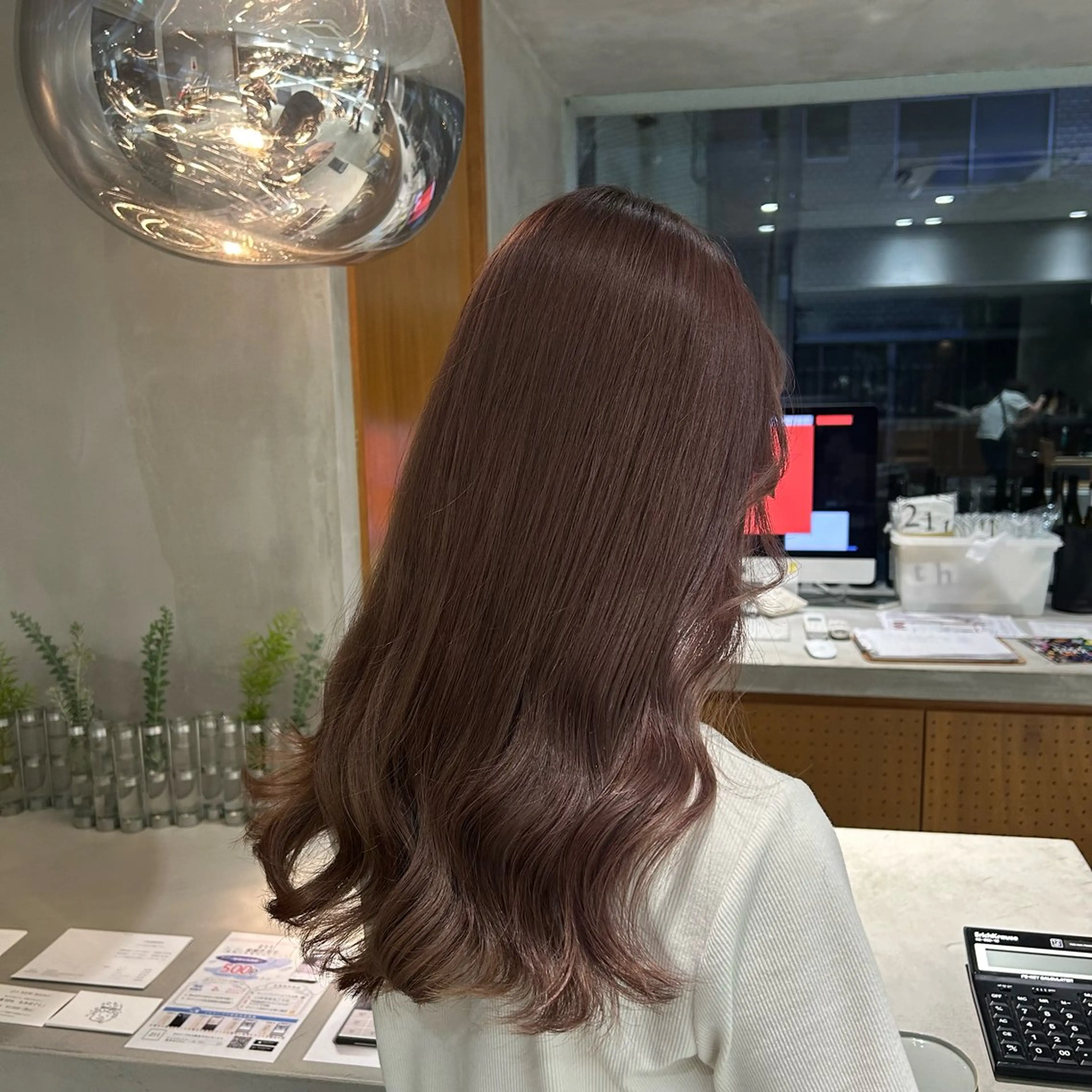 セミロング カラー ・ nanokaのヘアスタイル