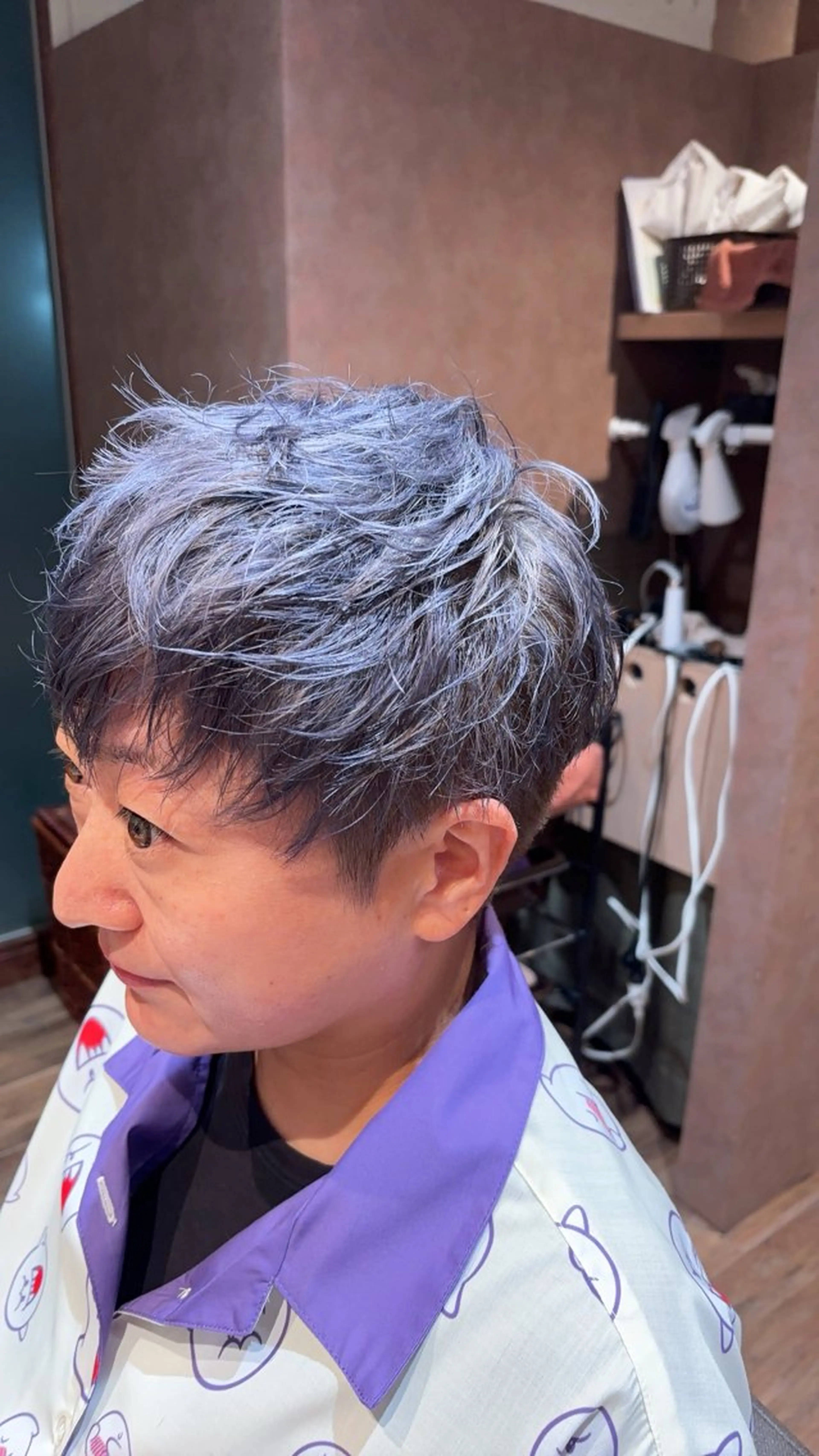 カラー ヘアカラー トリートメント 箕面駅徒歩7分カプロ 三好美鈴のヘアスタイル