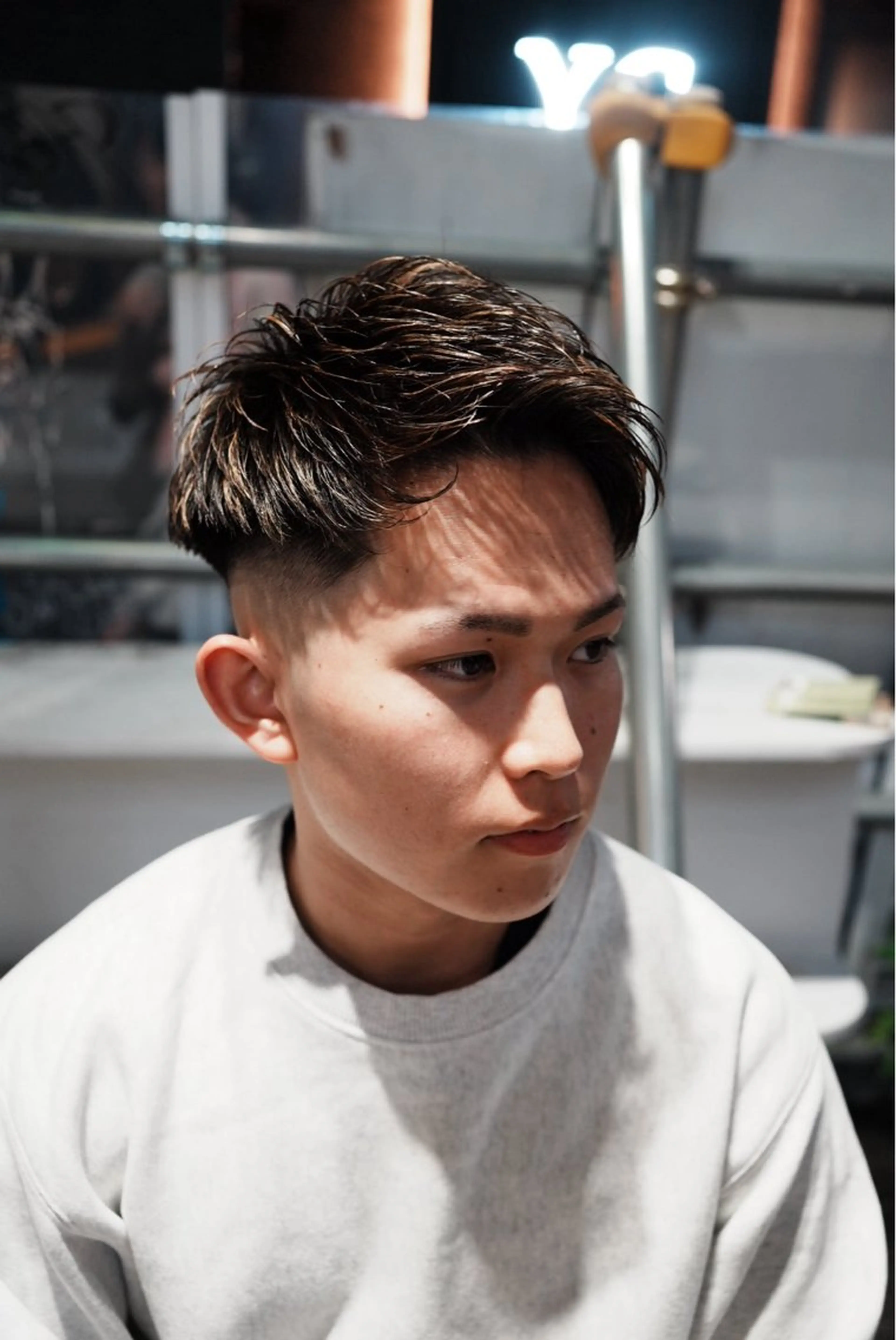 ショート メンズ フェードカット カット メンズサロン ANSWERのヘアスタイル