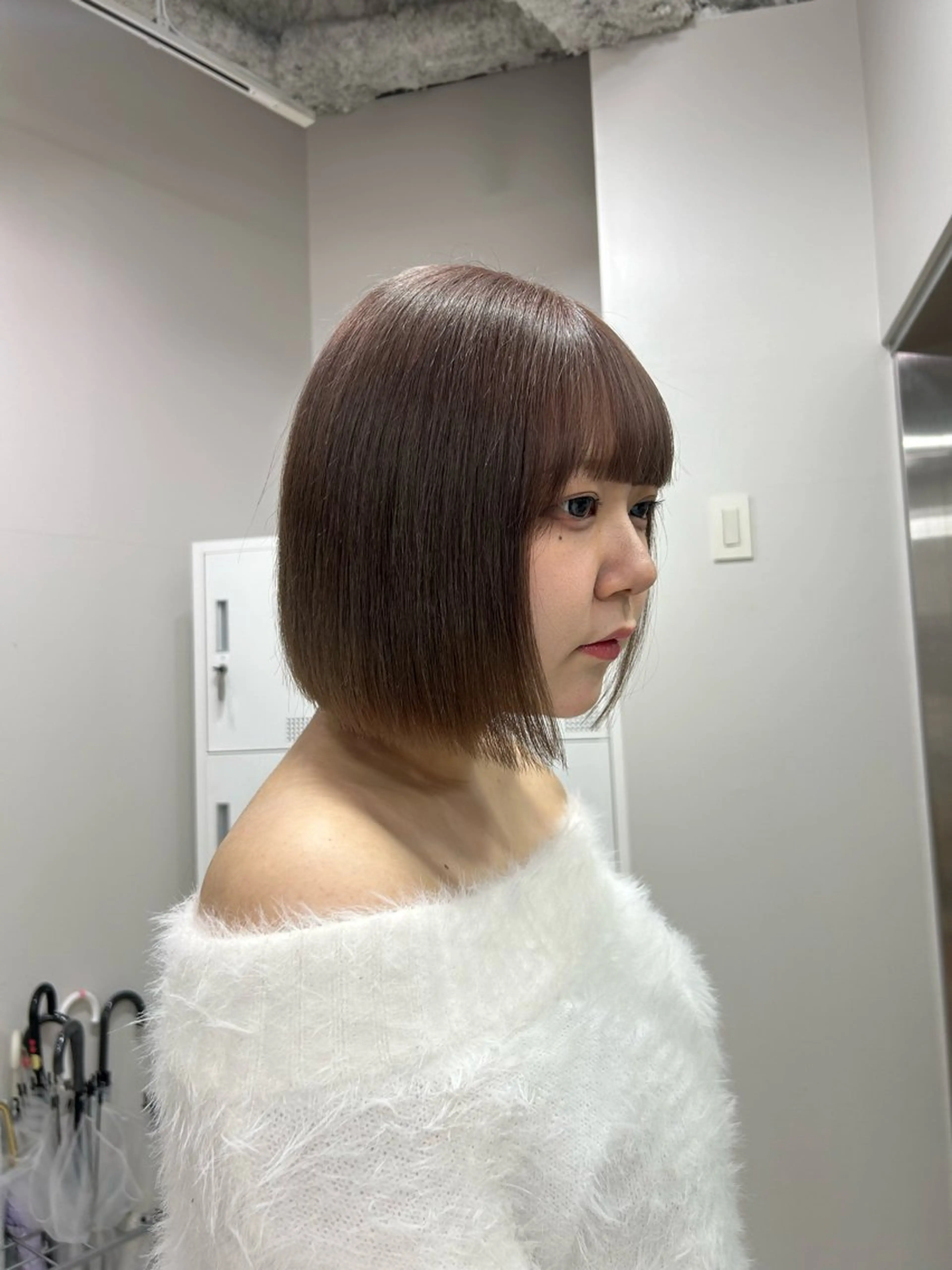 ショート カラー ヘアアレンジ MOMO艶髪 🩵モテカラーのヘアスタイル