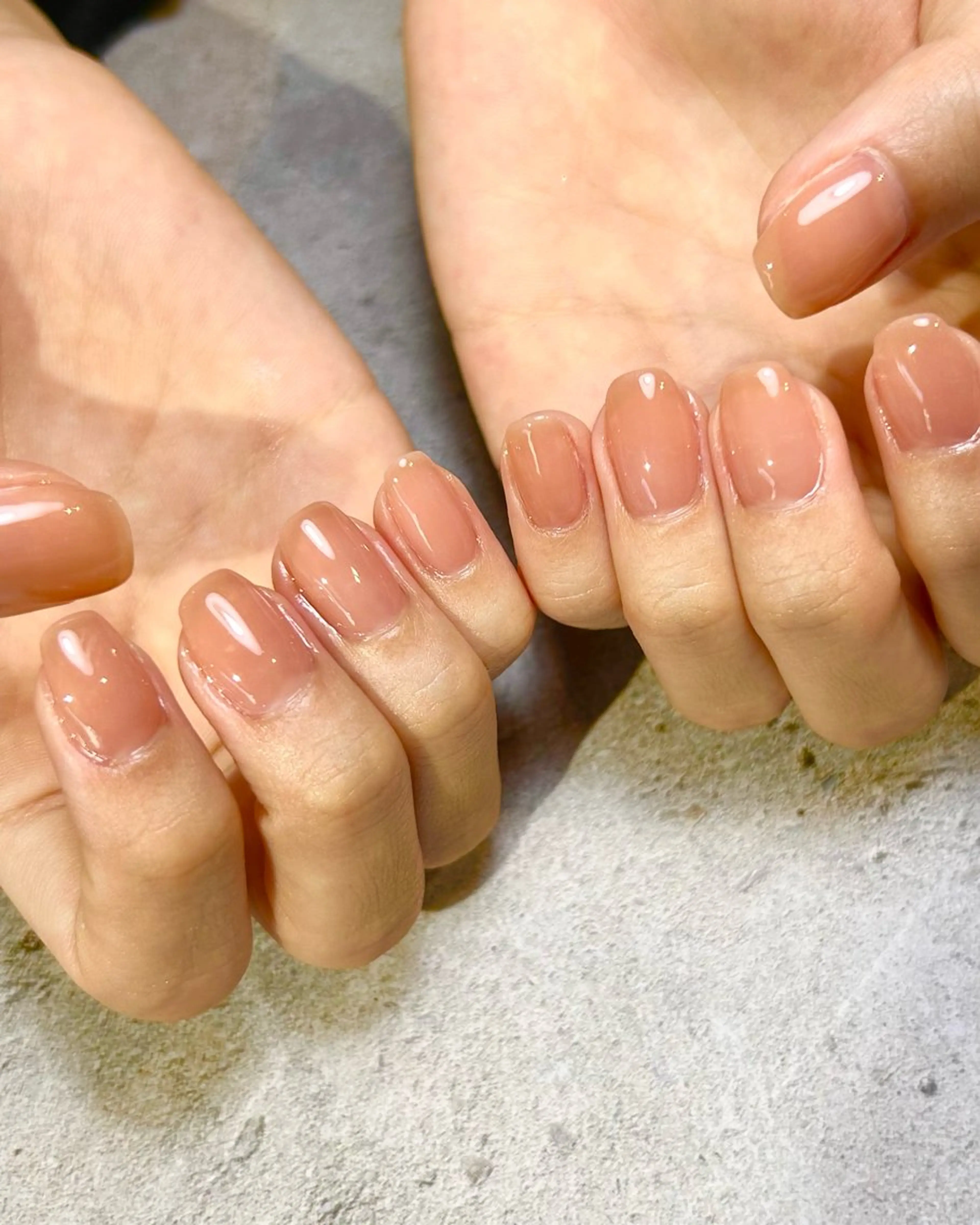 ネイル オレンジ ハンドネイル Reflection marikoのネイルデザイン